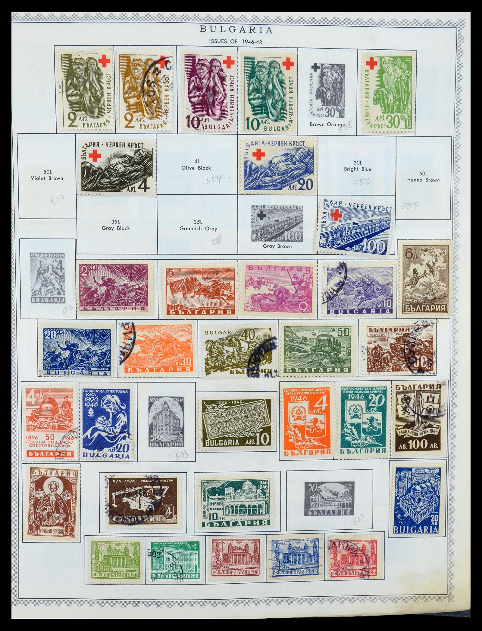 35716 015 - Postzegelverzameling 35716 Oost Europa 1870-1990.