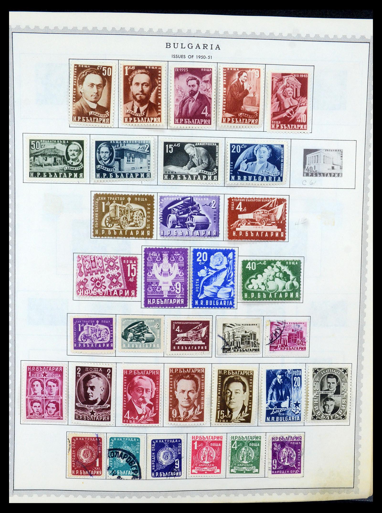 35716 021 - Postzegelverzameling 35716 Oost Europa 1870-1990.