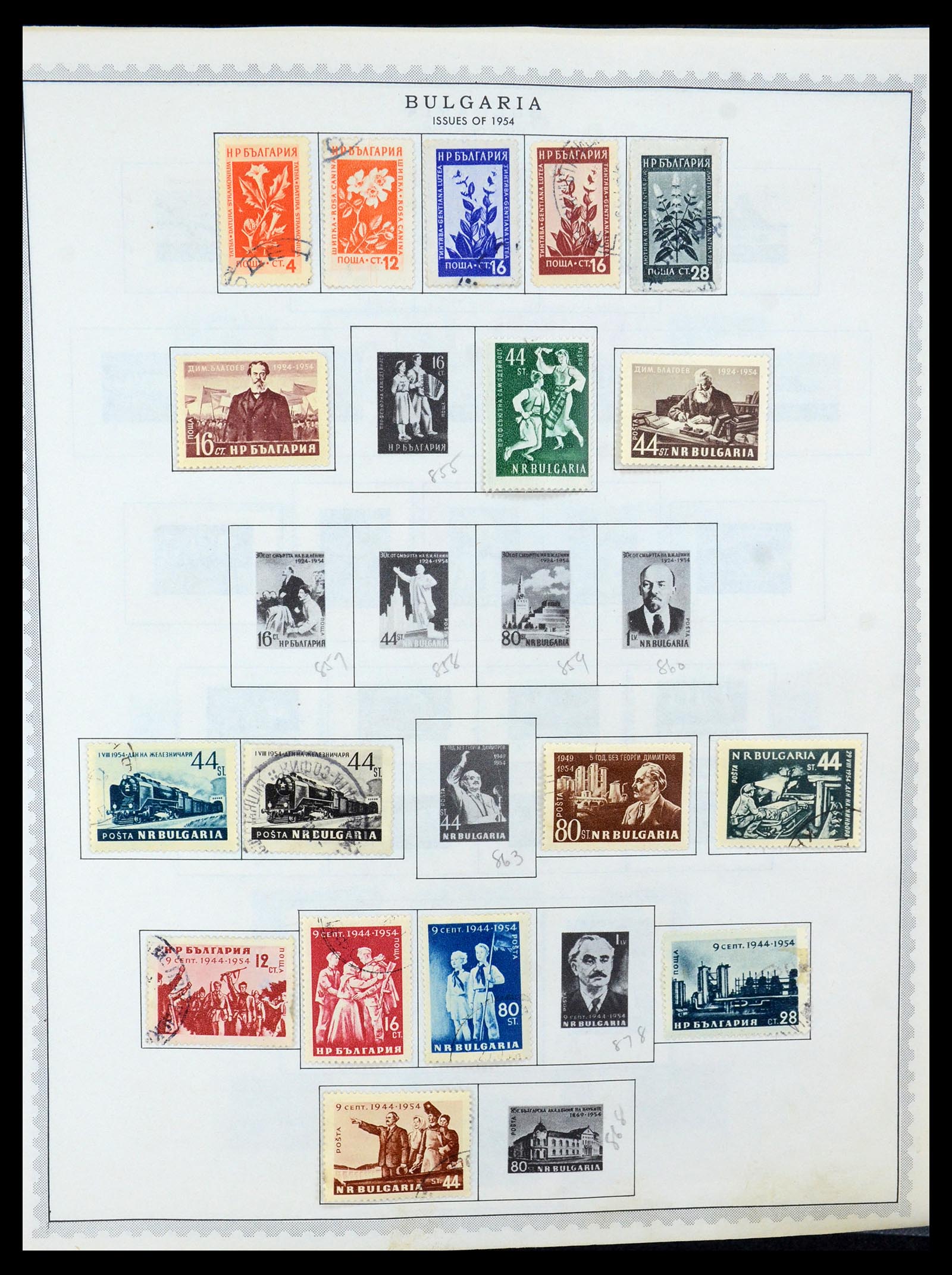 35716 025 - Postzegelverzameling 35716 Oost Europa 1870-1990.