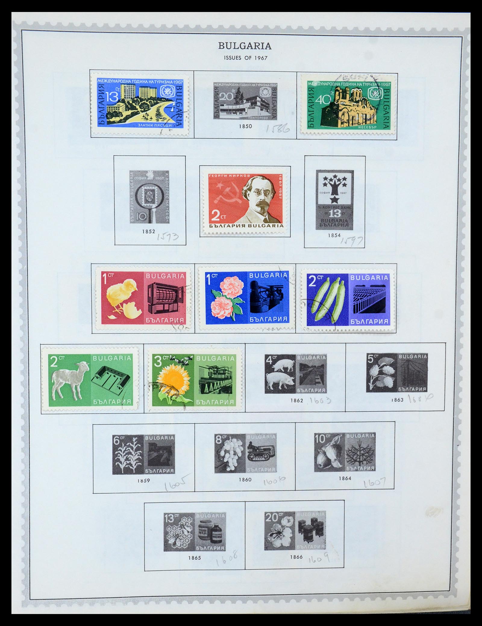35716 067 - Postzegelverzameling 35716 Oost Europa 1870-1990.