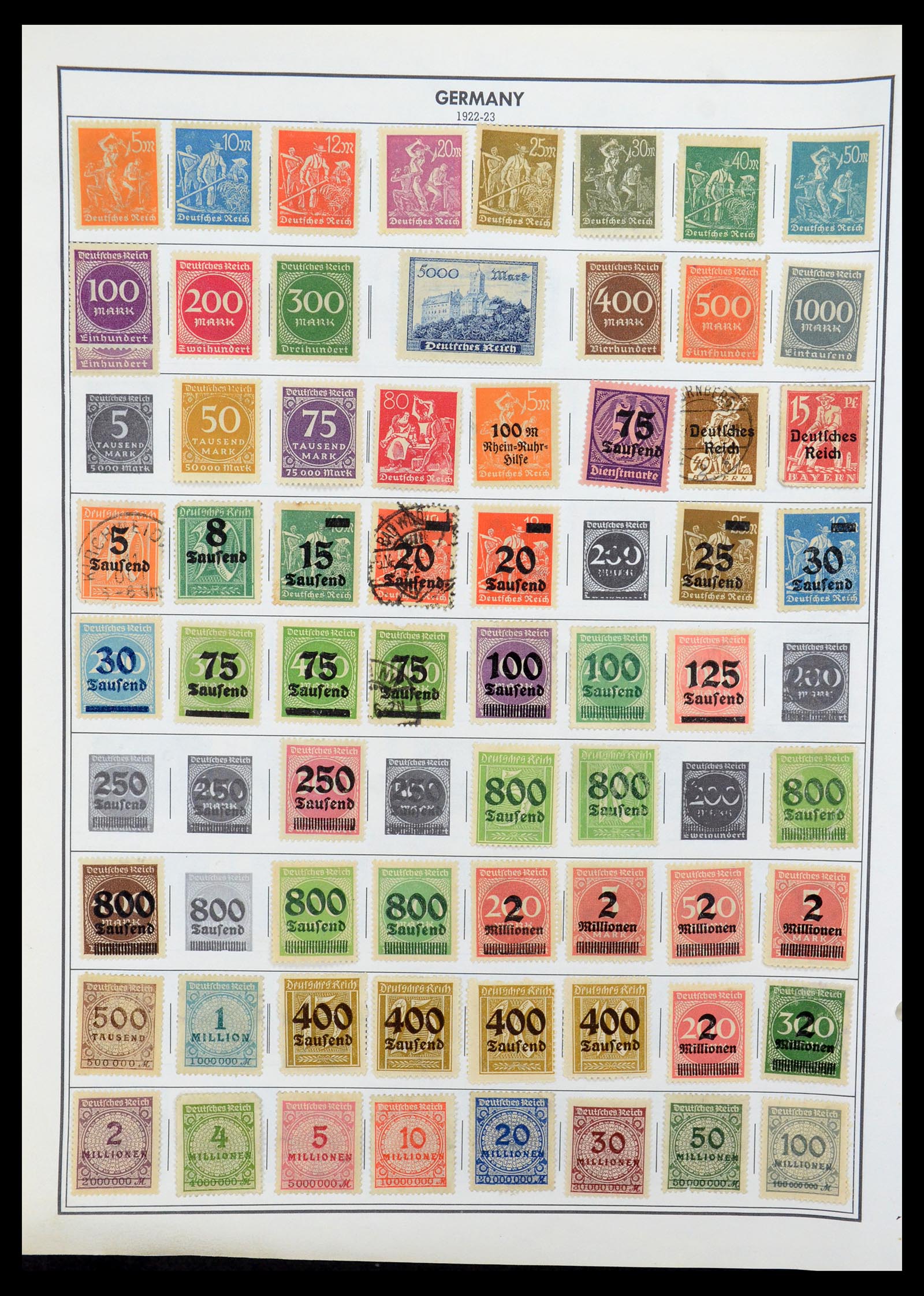 35717 0006 - Postzegelverzameling 35717 Wereld.