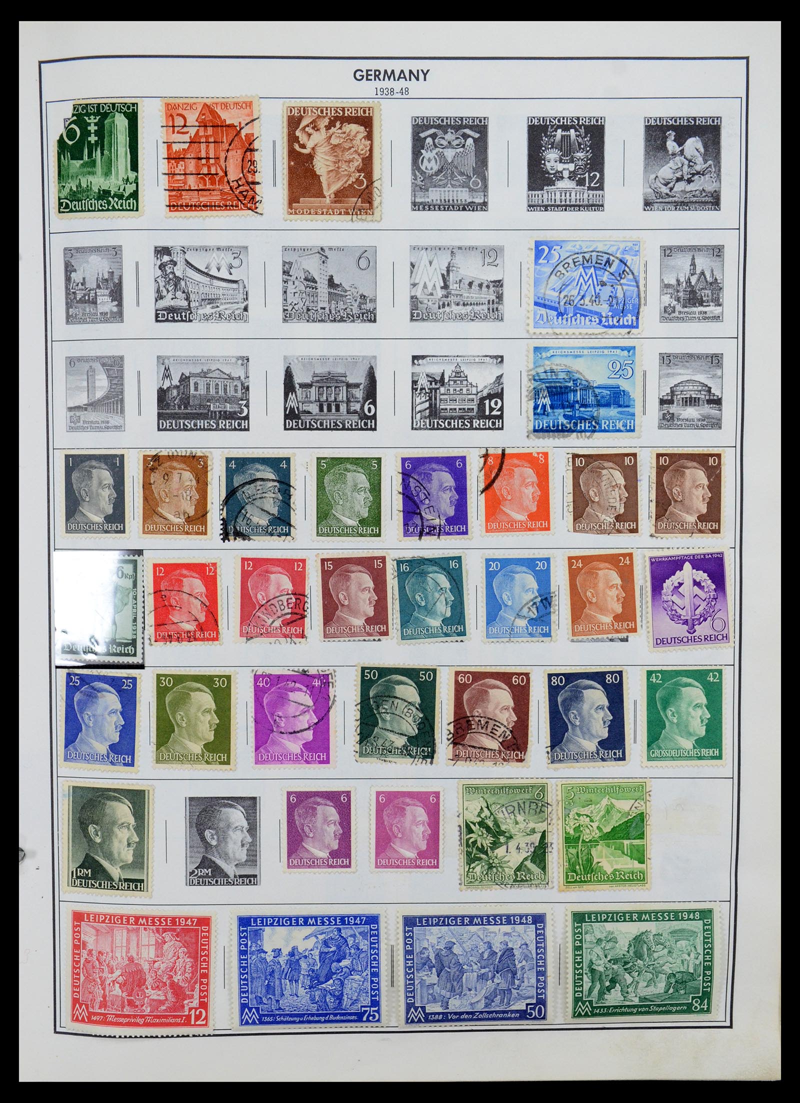 35717 0009 - Postzegelverzameling 35717 Wereld.