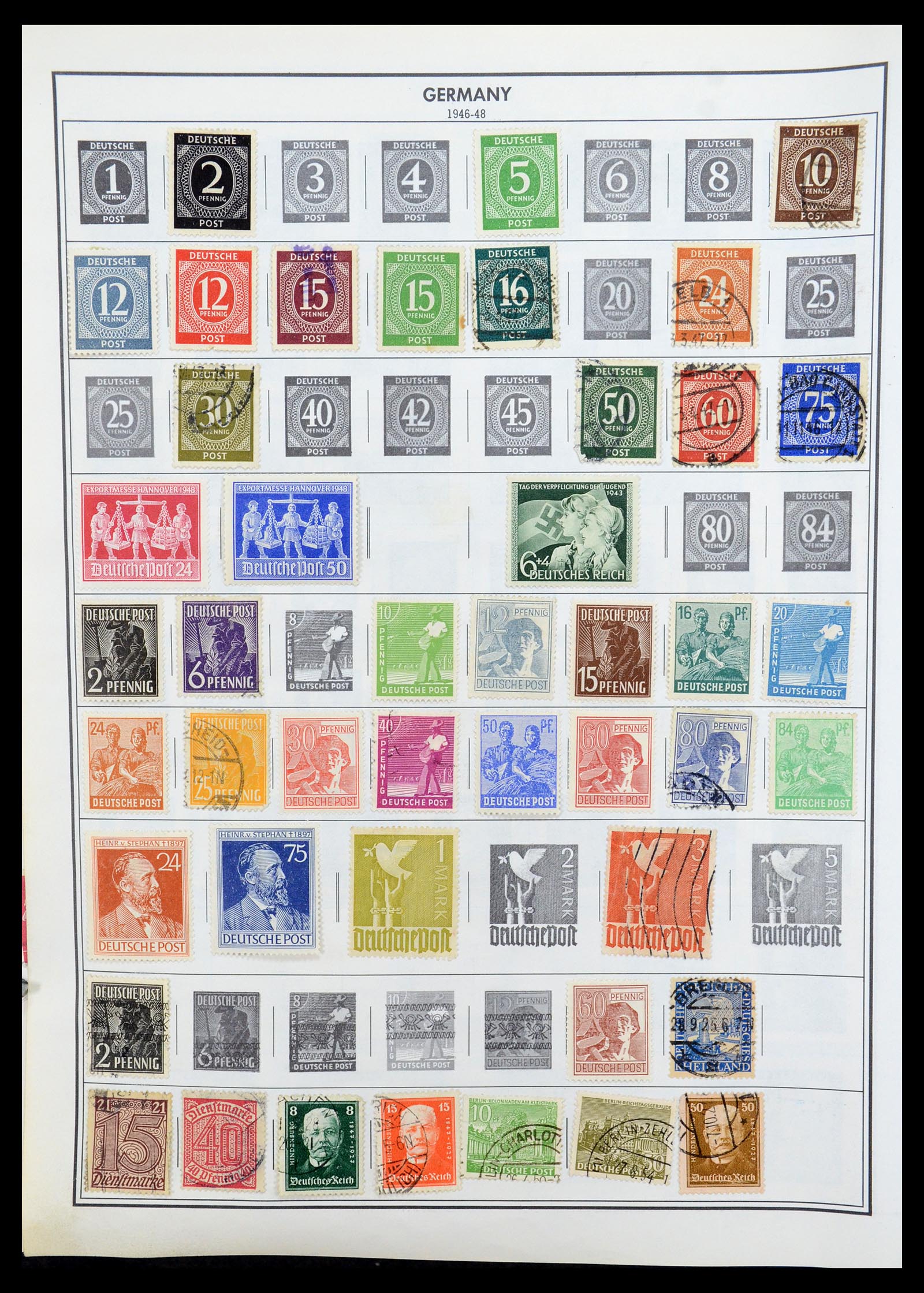 35717 0010 - Postzegelverzameling 35717 Wereld.