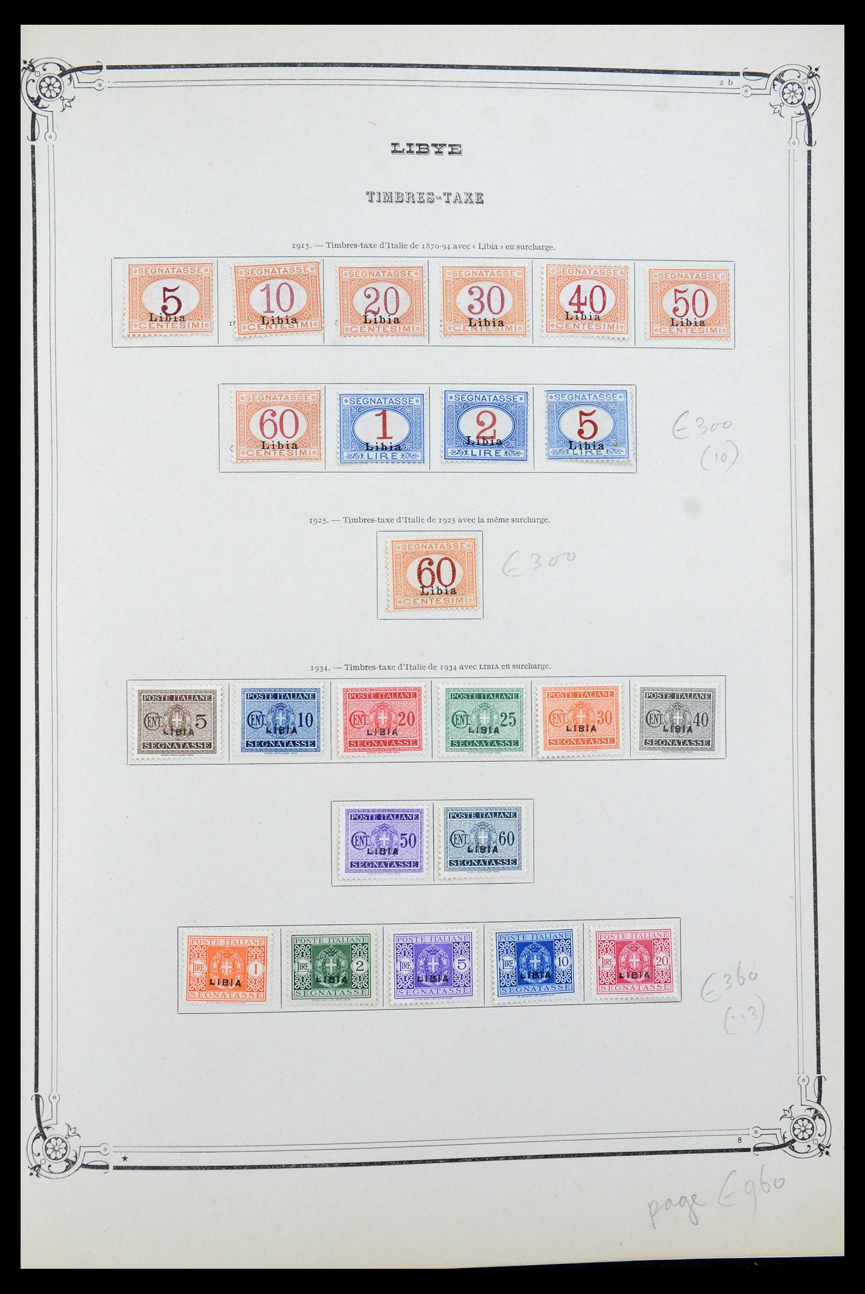 35719 008 - Postzegelverzameling 35719 Libië 1912-1984.
