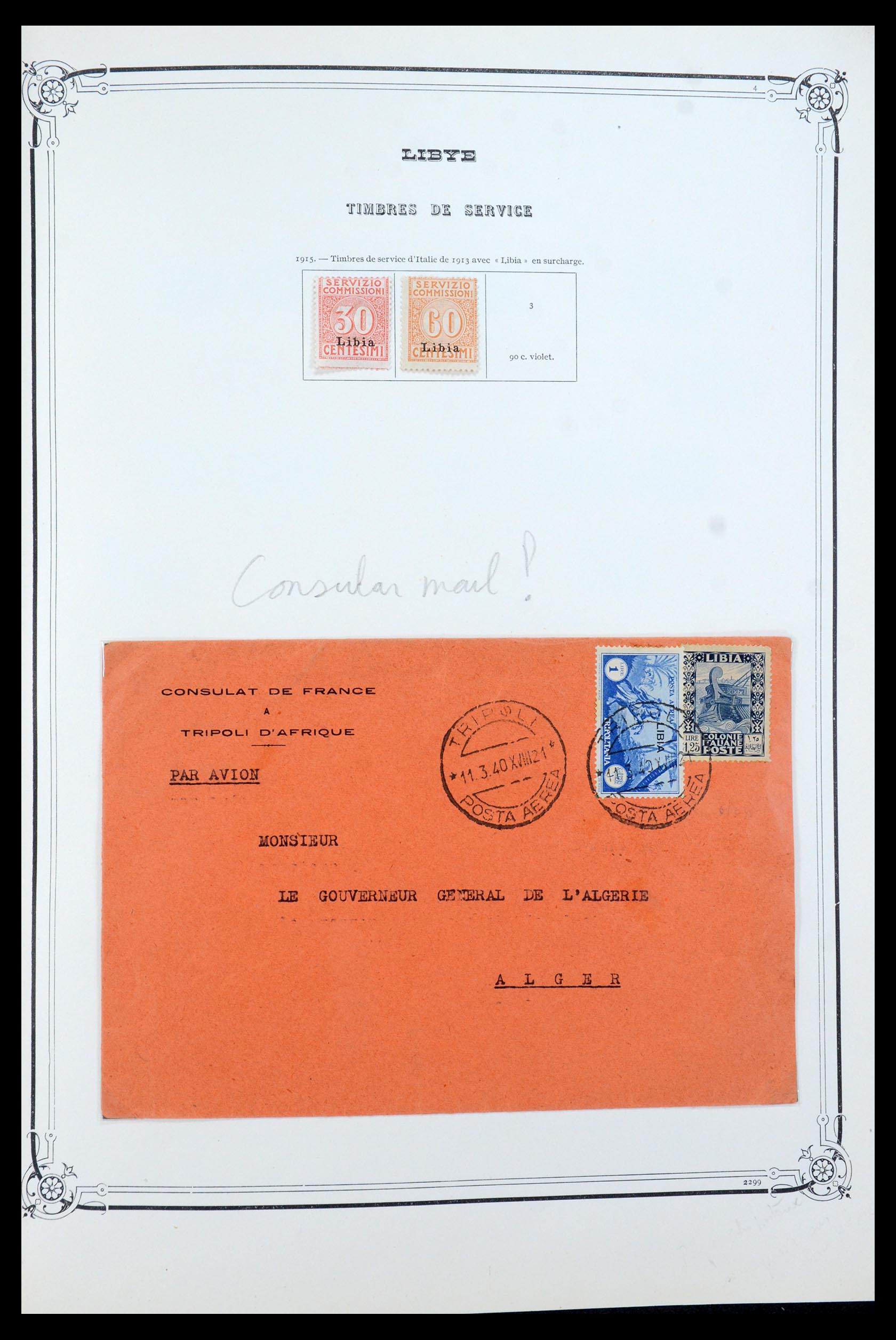 35719 009 - Postzegelverzameling 35719 Libië 1912-1984.