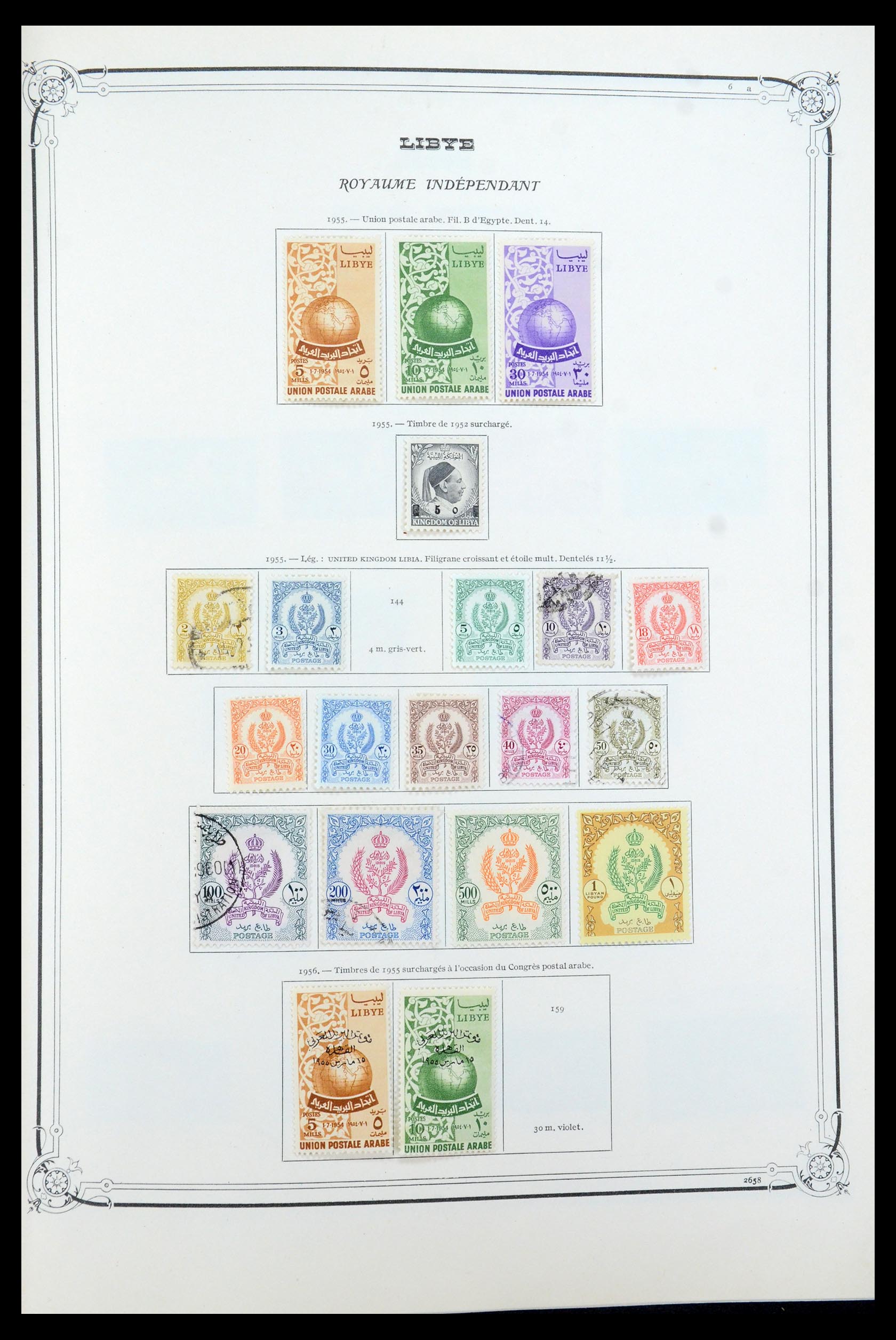 35719 013 - Postzegelverzameling 35719 Libië 1912-1984.