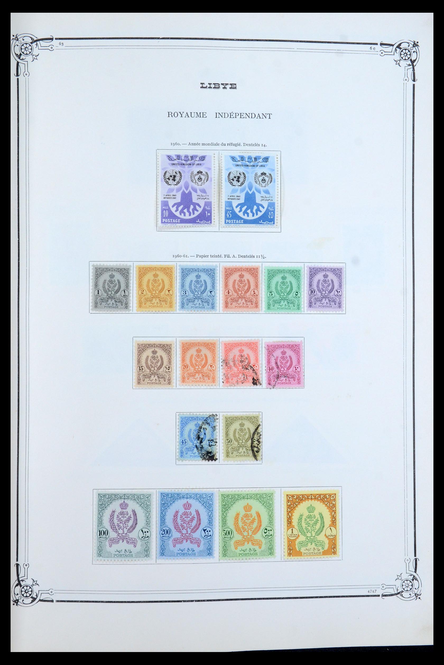 35719 015 - Postzegelverzameling 35719 Libië 1912-1984.
