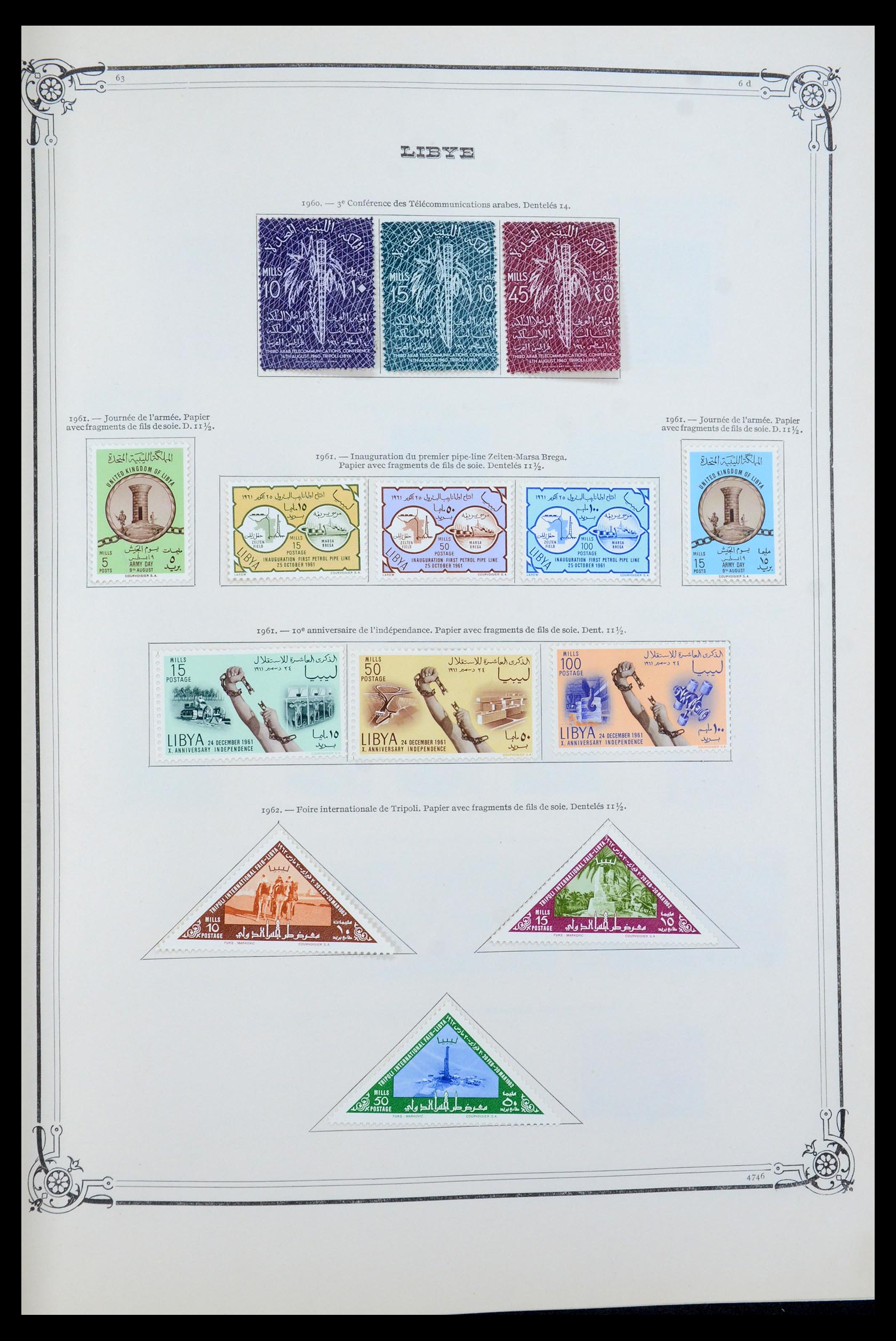 35719 016 - Postzegelverzameling 35719 Libië 1912-1984.