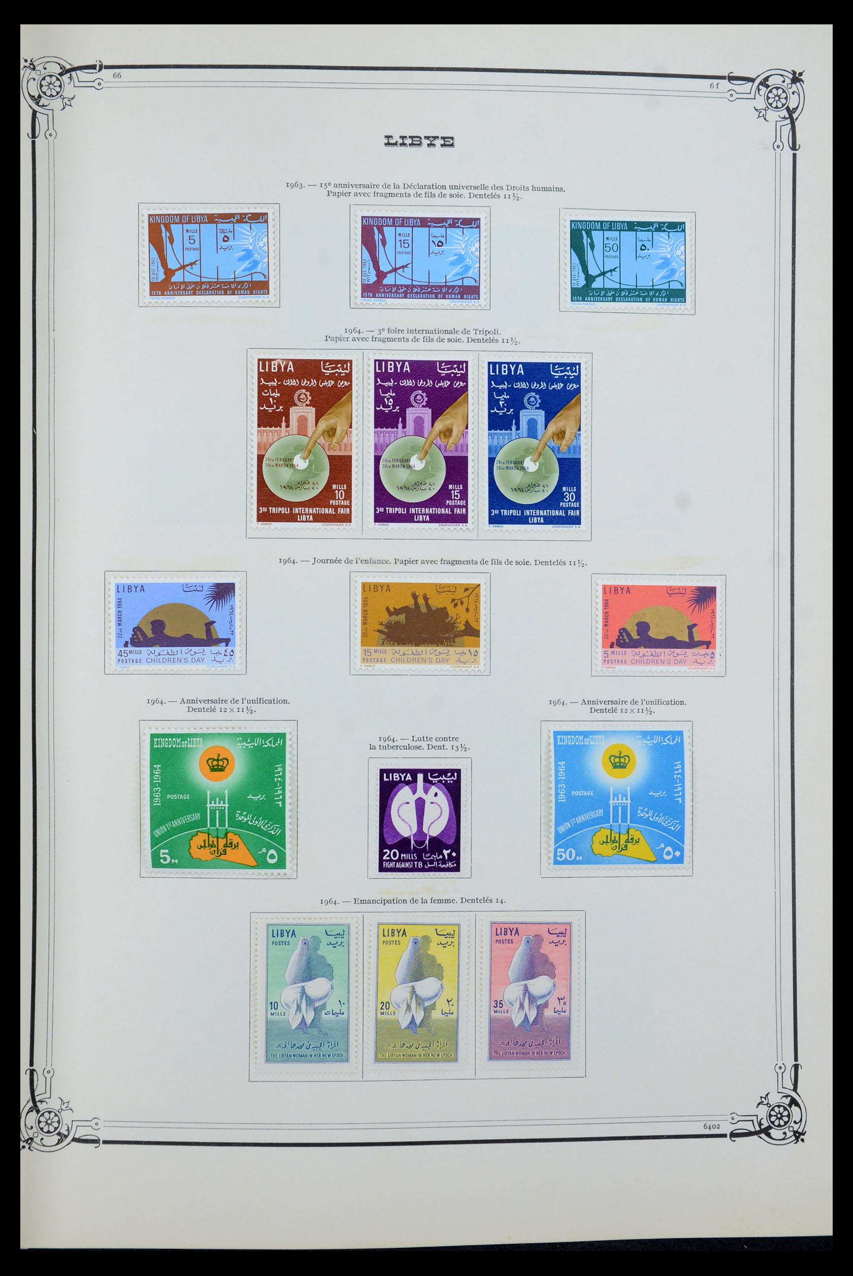 35719 018 - Postzegelverzameling 35719 Libië 1912-1984.