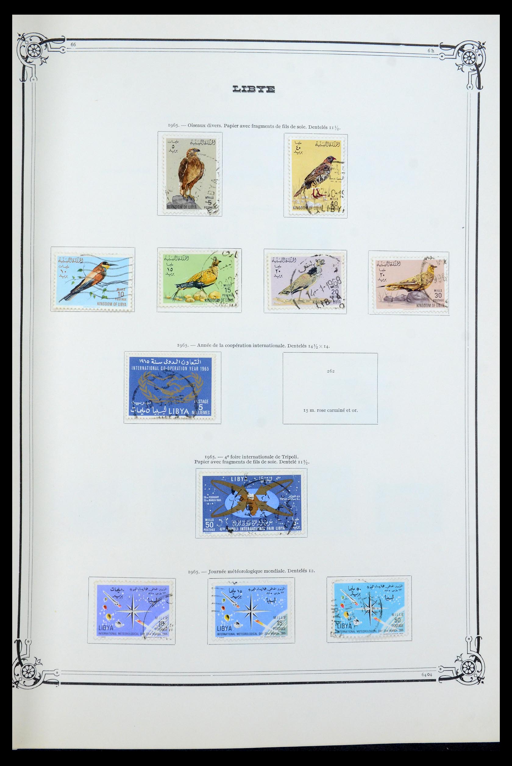 35719 020 - Postzegelverzameling 35719 Libië 1912-1984.