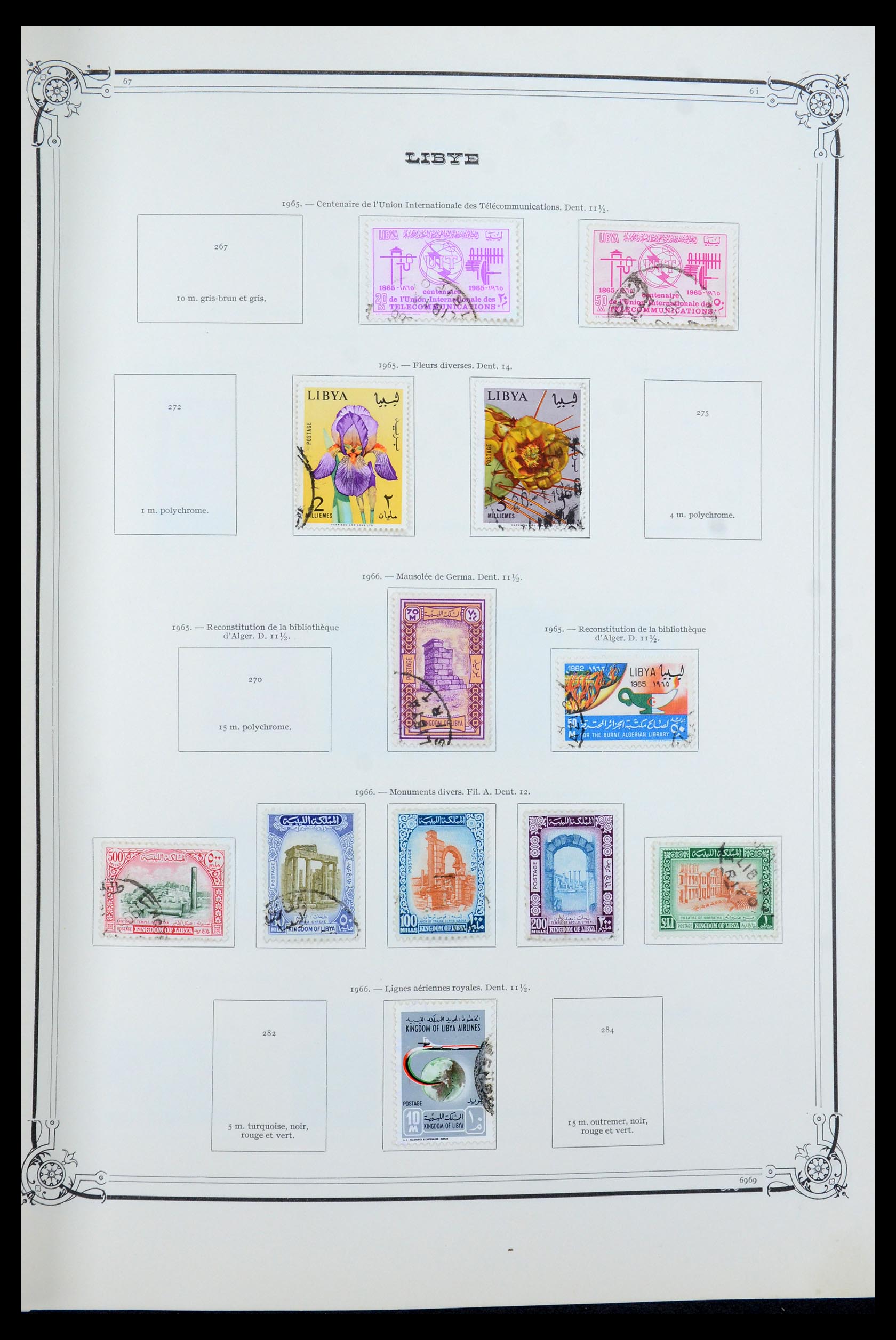 35719 021 - Postzegelverzameling 35719 Libië 1912-1984.