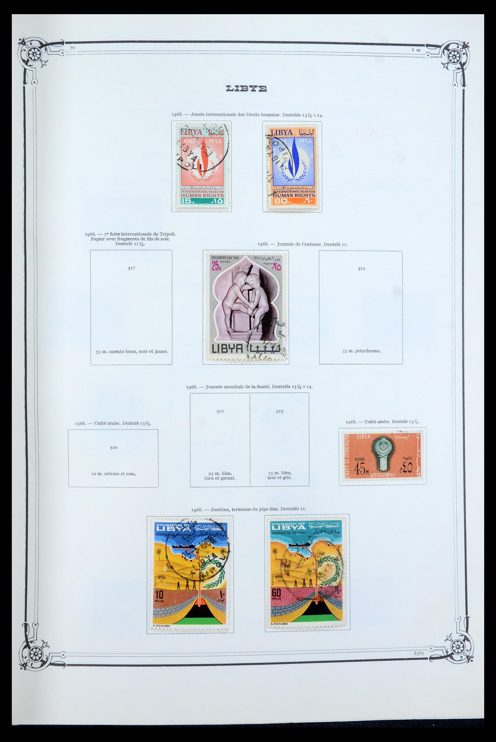 35719 024 - Postzegelverzameling 35719 Libië 1912-1984.