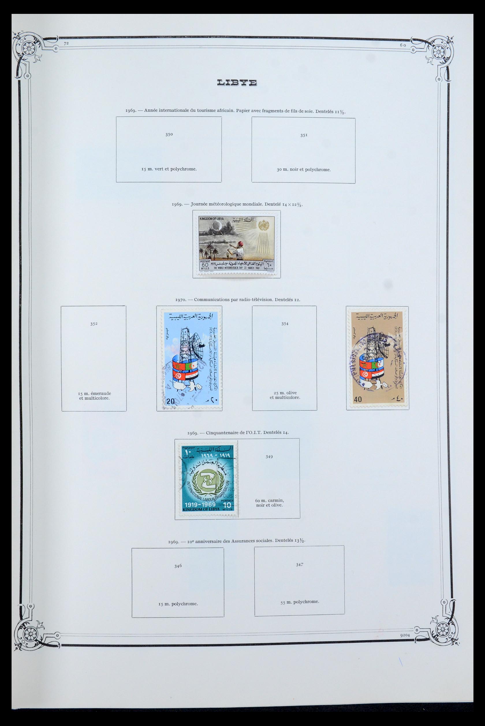 35719 026 - Postzegelverzameling 35719 Libië 1912-1984.