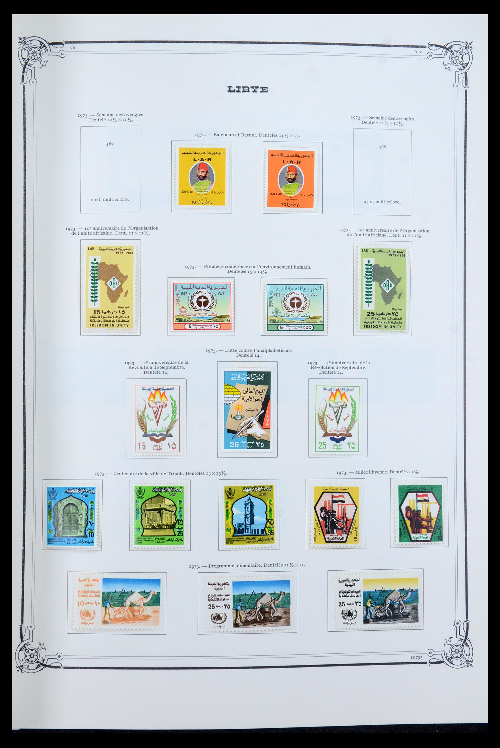 35719 033 - Postzegelverzameling 35719 Libië 1912-1984.