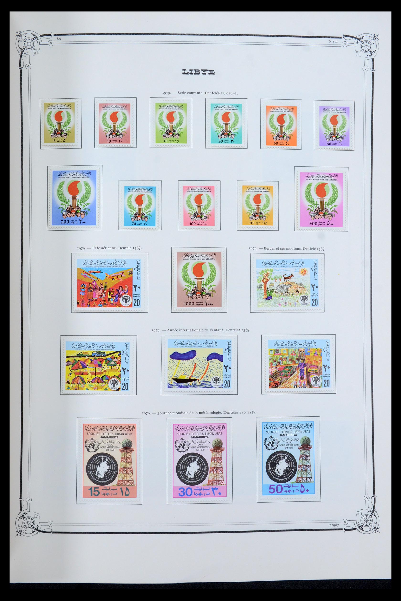 35719 050 - Postzegelverzameling 35719 Libië 1912-1984.