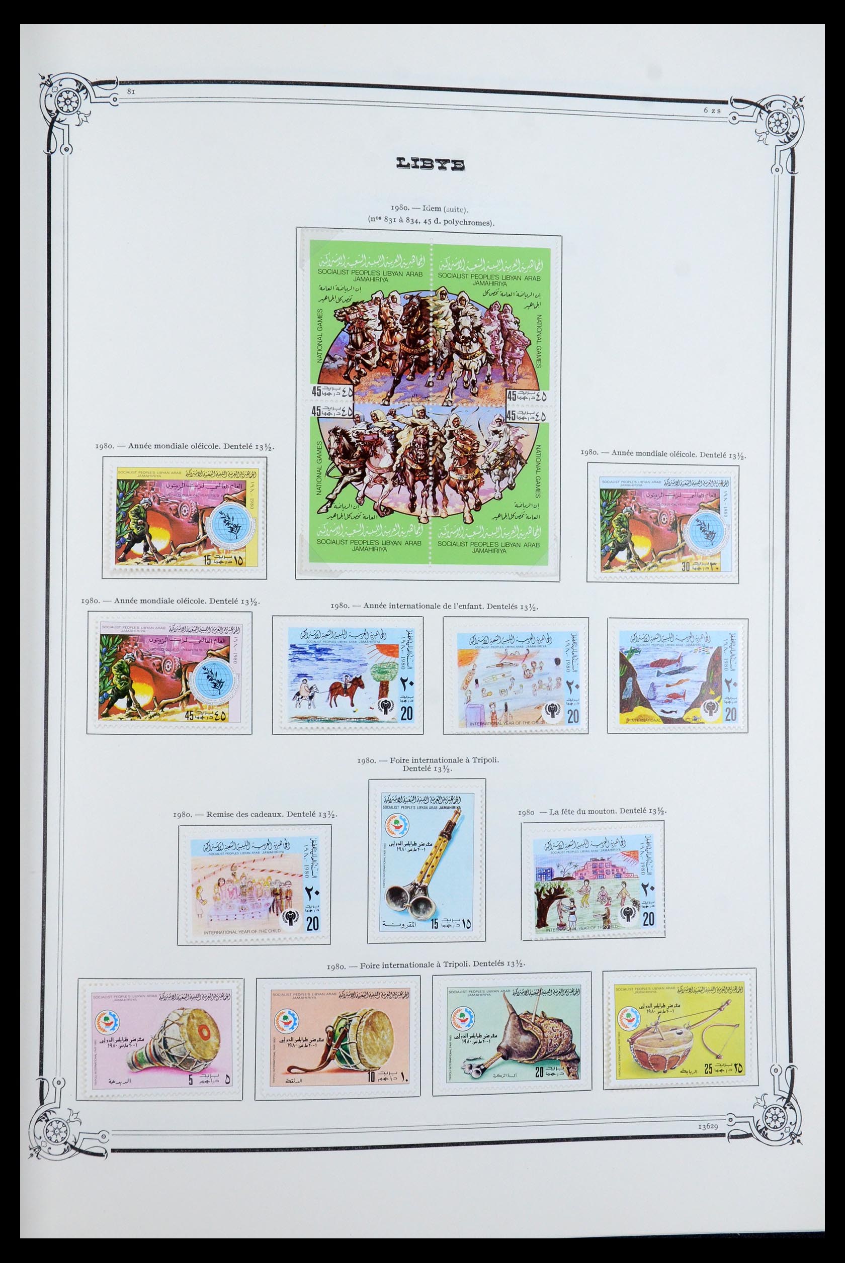 35719 055 - Postzegelverzameling 35719 Libië 1912-1984.