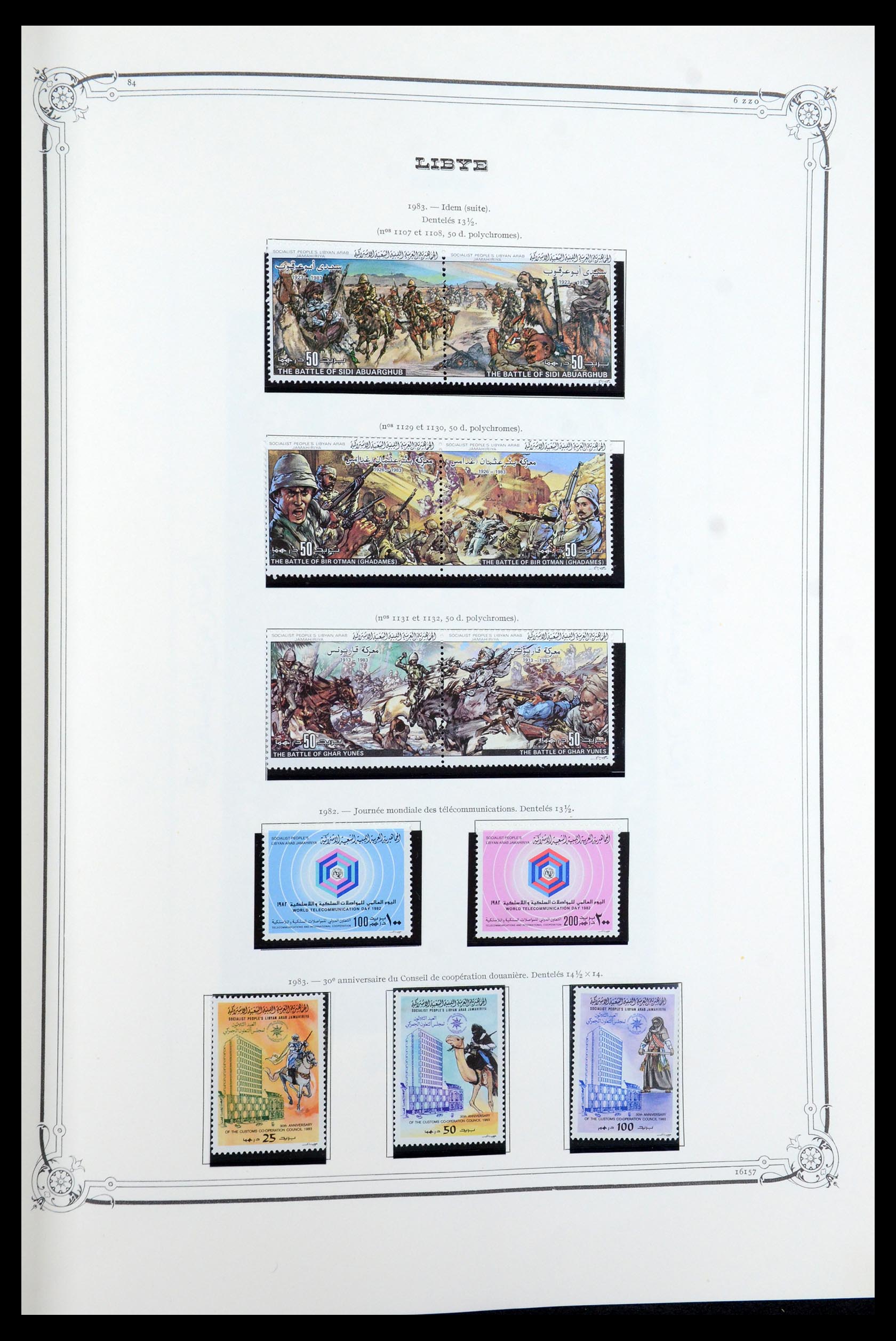 35719 075 - Postzegelverzameling 35719 Libië 1912-1984.