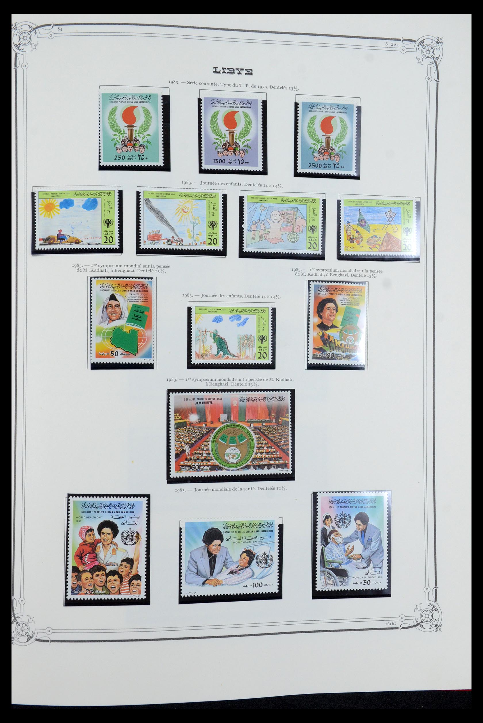 35719 079 - Postzegelverzameling 35719 Libië 1912-1984.
