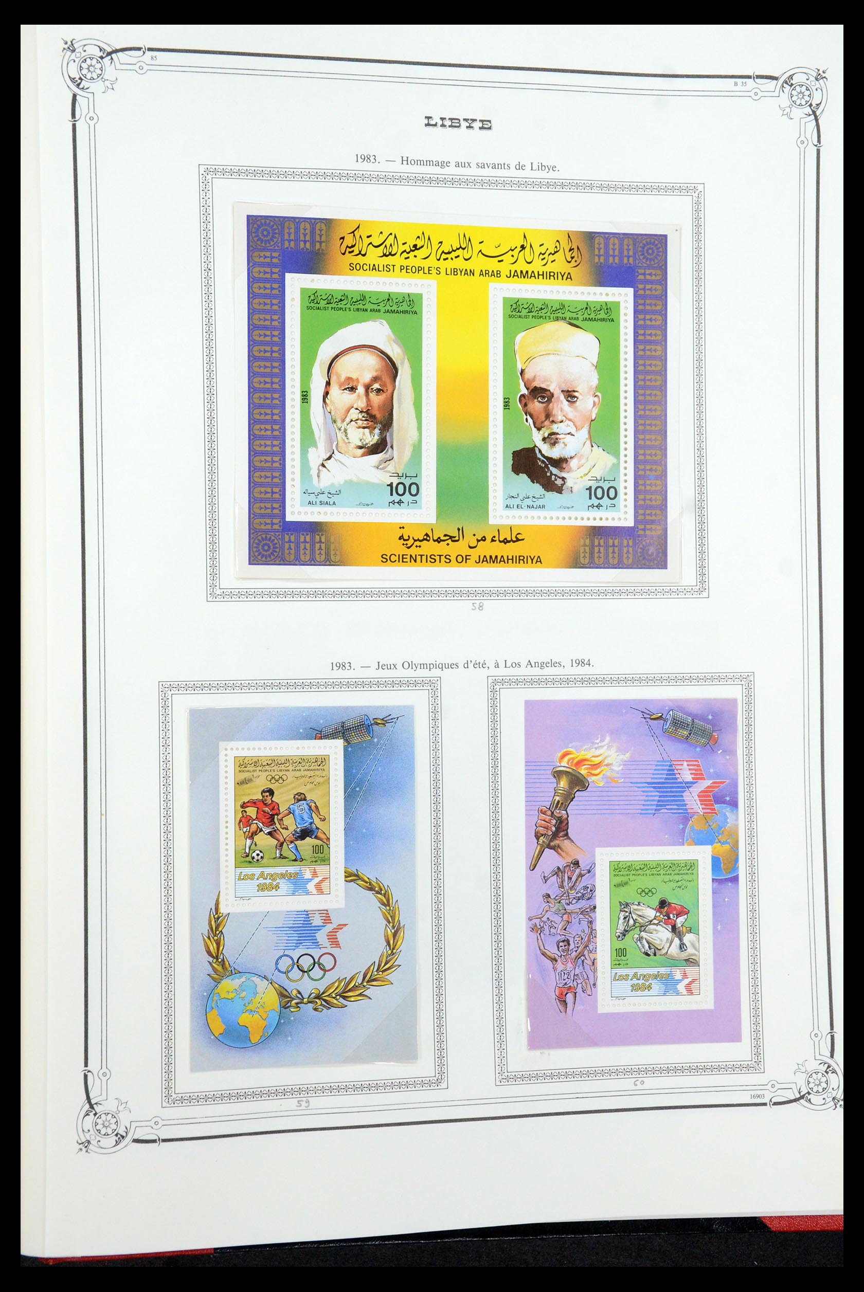 35719 128 - Postzegelverzameling 35719 Libië 1912-1984.