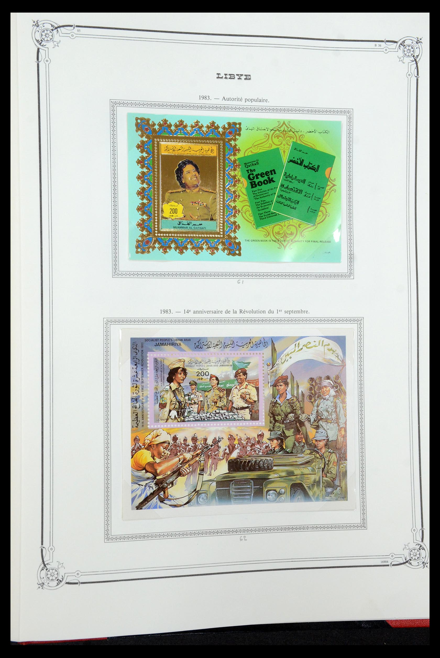 35719 129 - Postzegelverzameling 35719 Libië 1912-1984.
