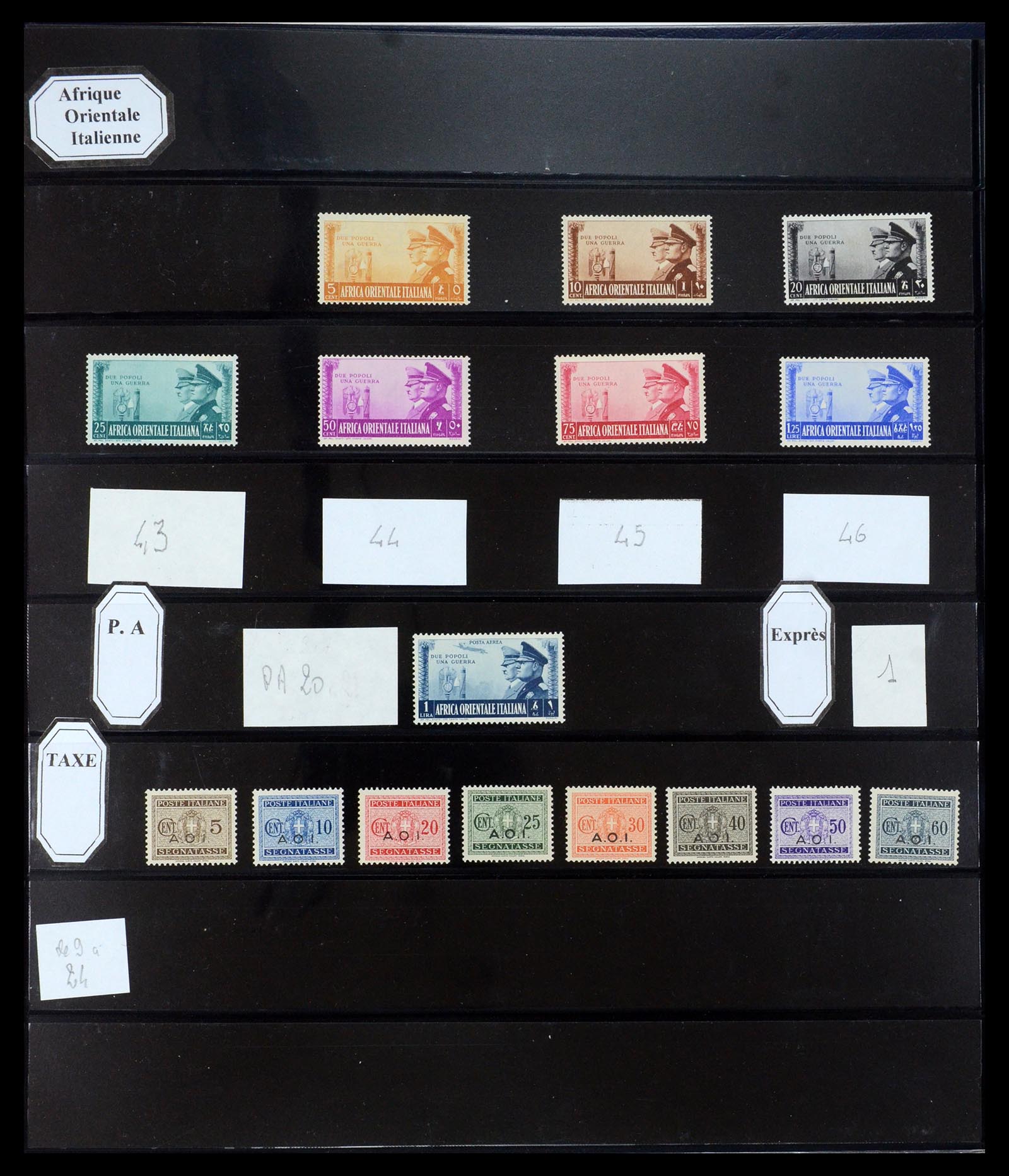 35720 001 - Postzegelverzameling 35720 Europese landen 1930-1945.