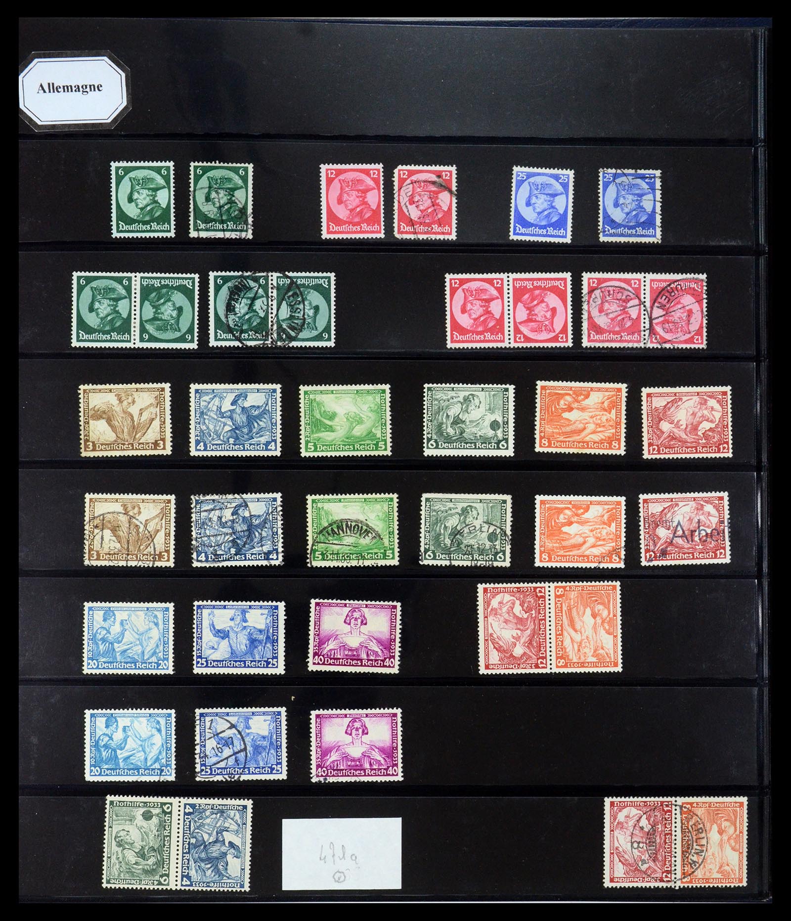 35720 003 - Postzegelverzameling 35720 Europese landen 1930-1945.