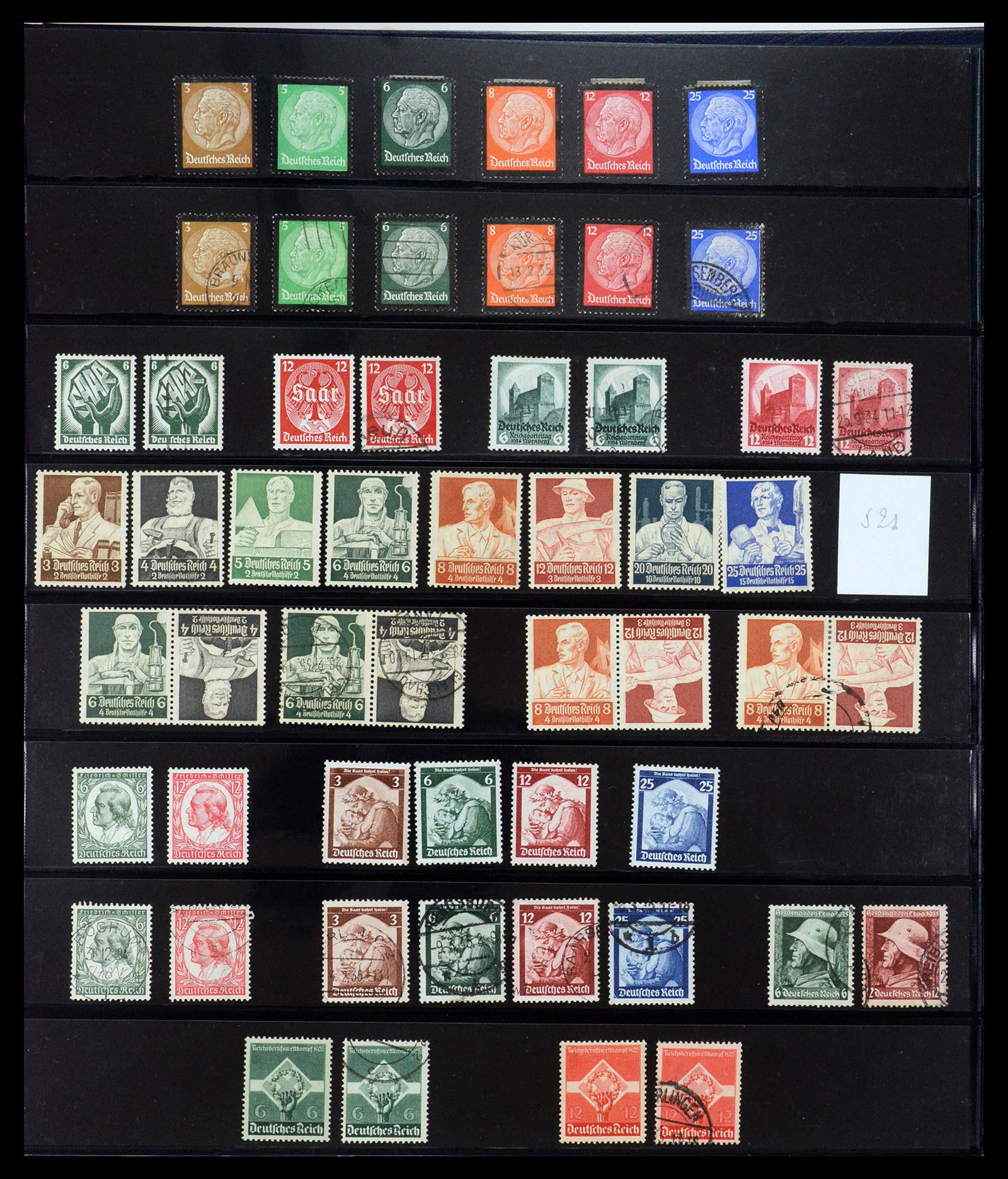 35720 005 - Postzegelverzameling 35720 Europese landen 1930-1945.