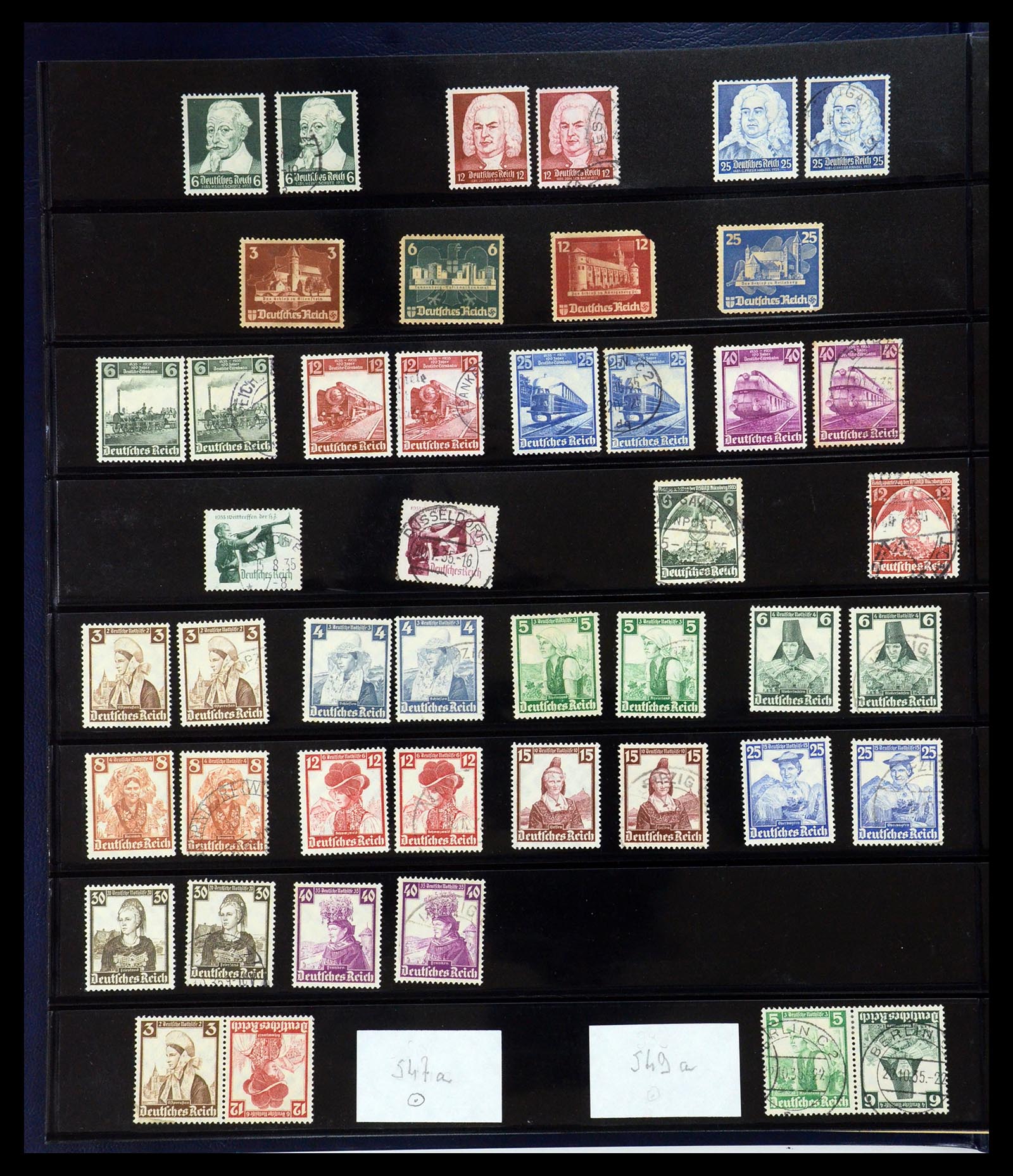 35720 006 - Postzegelverzameling 35720 Europese landen 1930-1945.