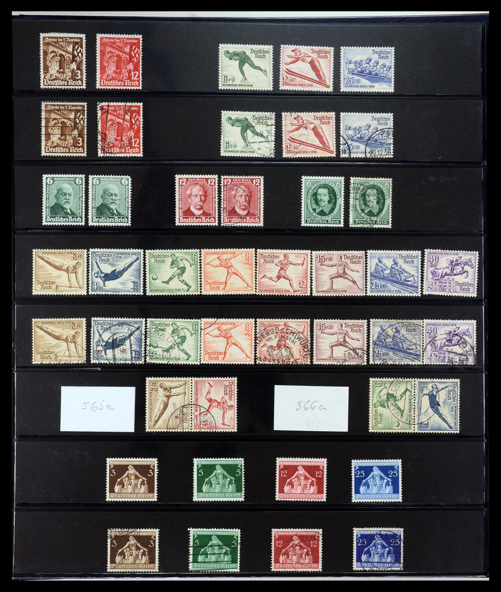 35720 007 - Postzegelverzameling 35720 Europese landen 1930-1945.