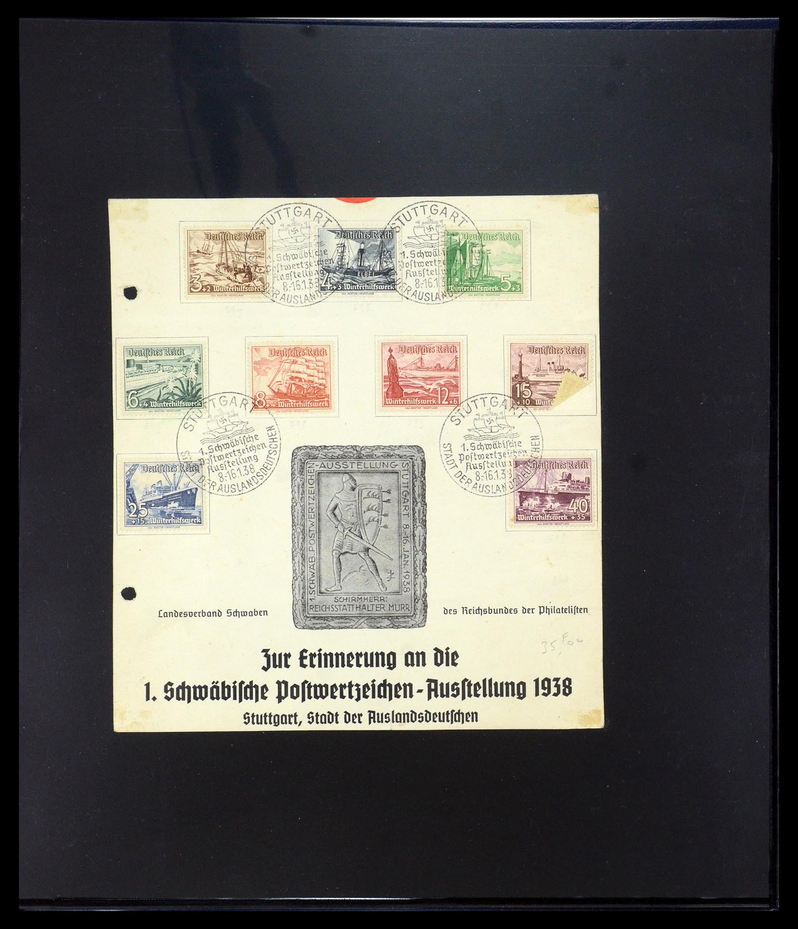 35720 009 - Postzegelverzameling 35720 Europese landen 1930-1945.