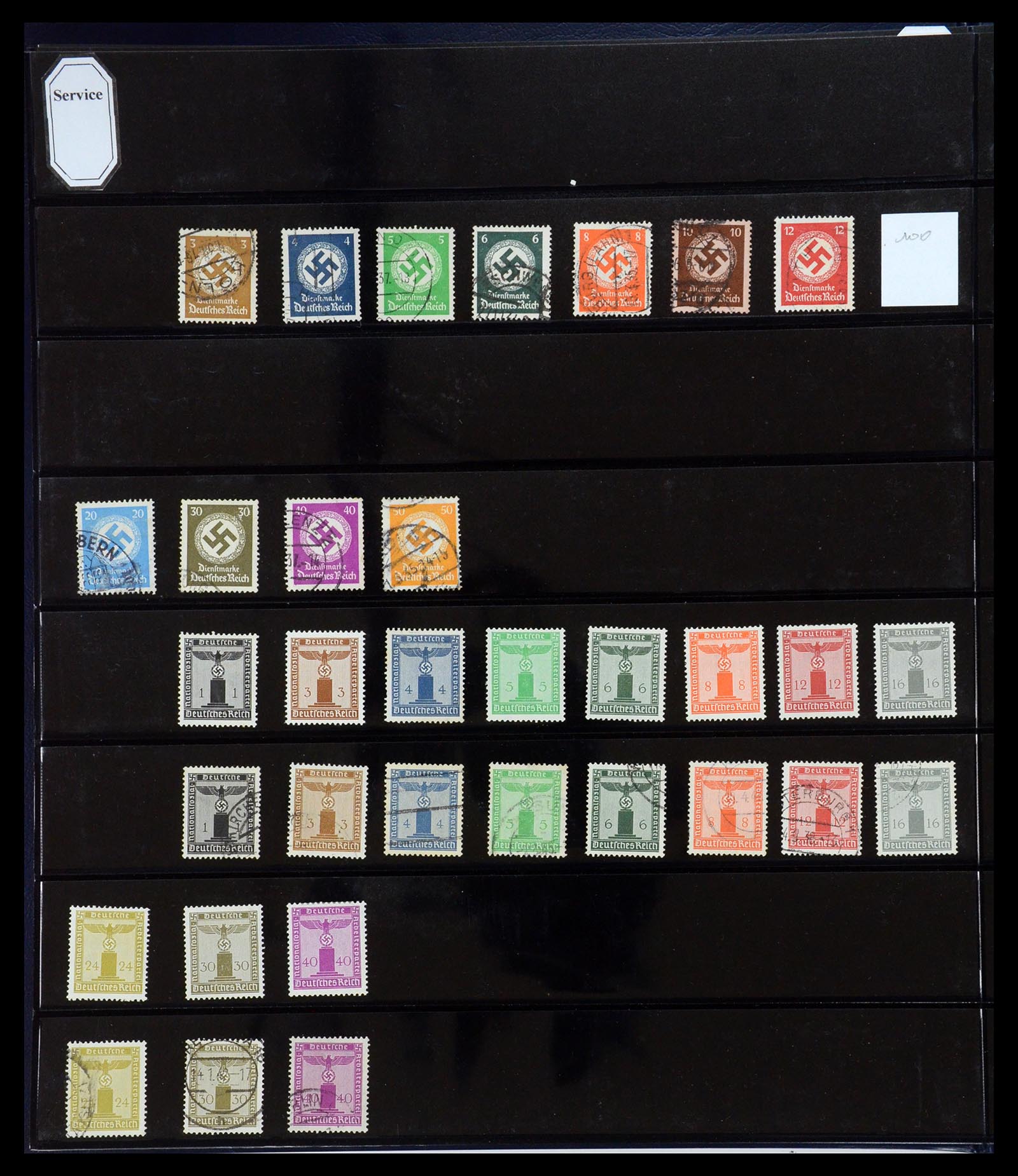 35720 025 - Postzegelverzameling 35720 Europese landen 1930-1945.