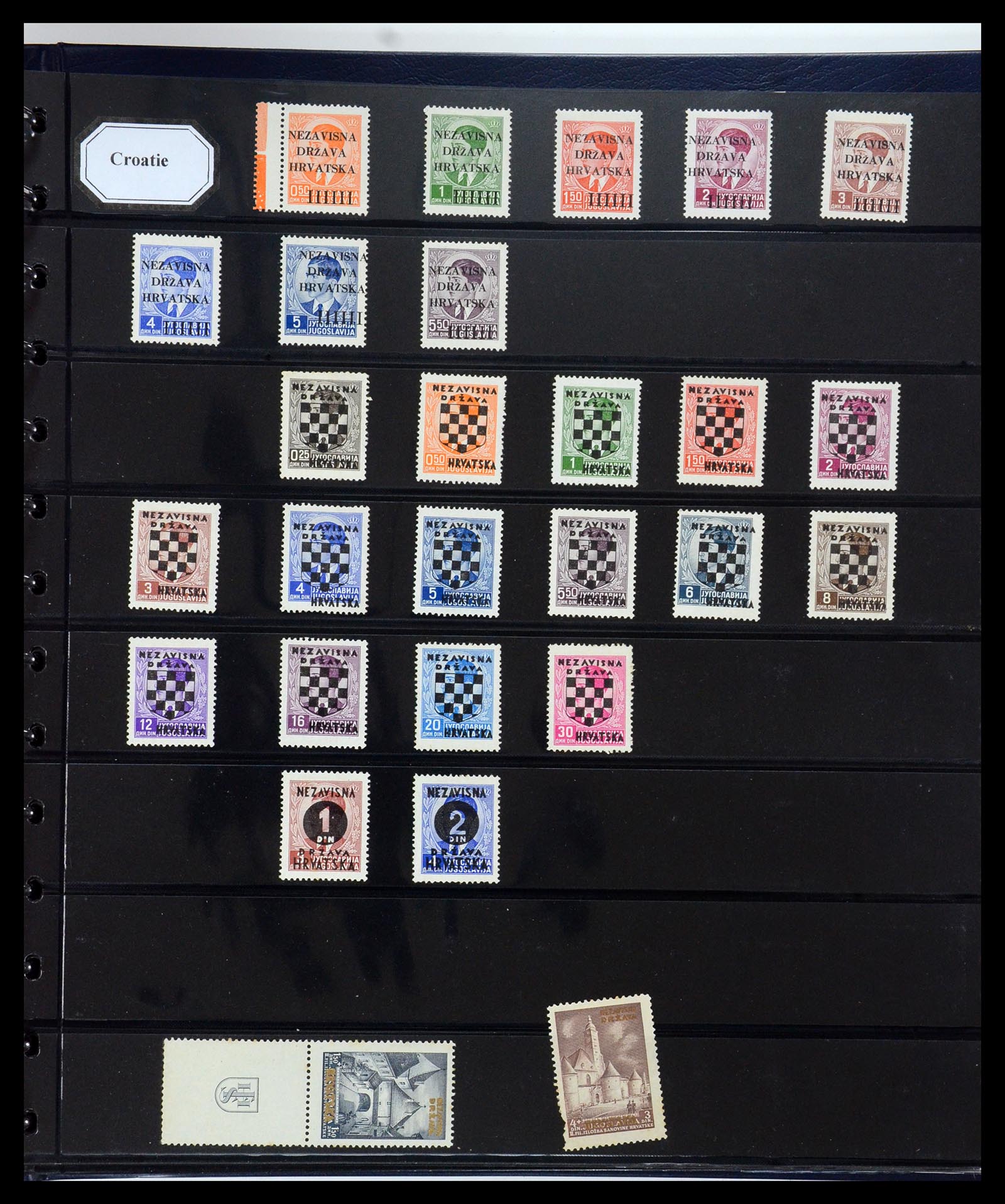 35720 043 - Postzegelverzameling 35720 Europese landen 1930-1945.