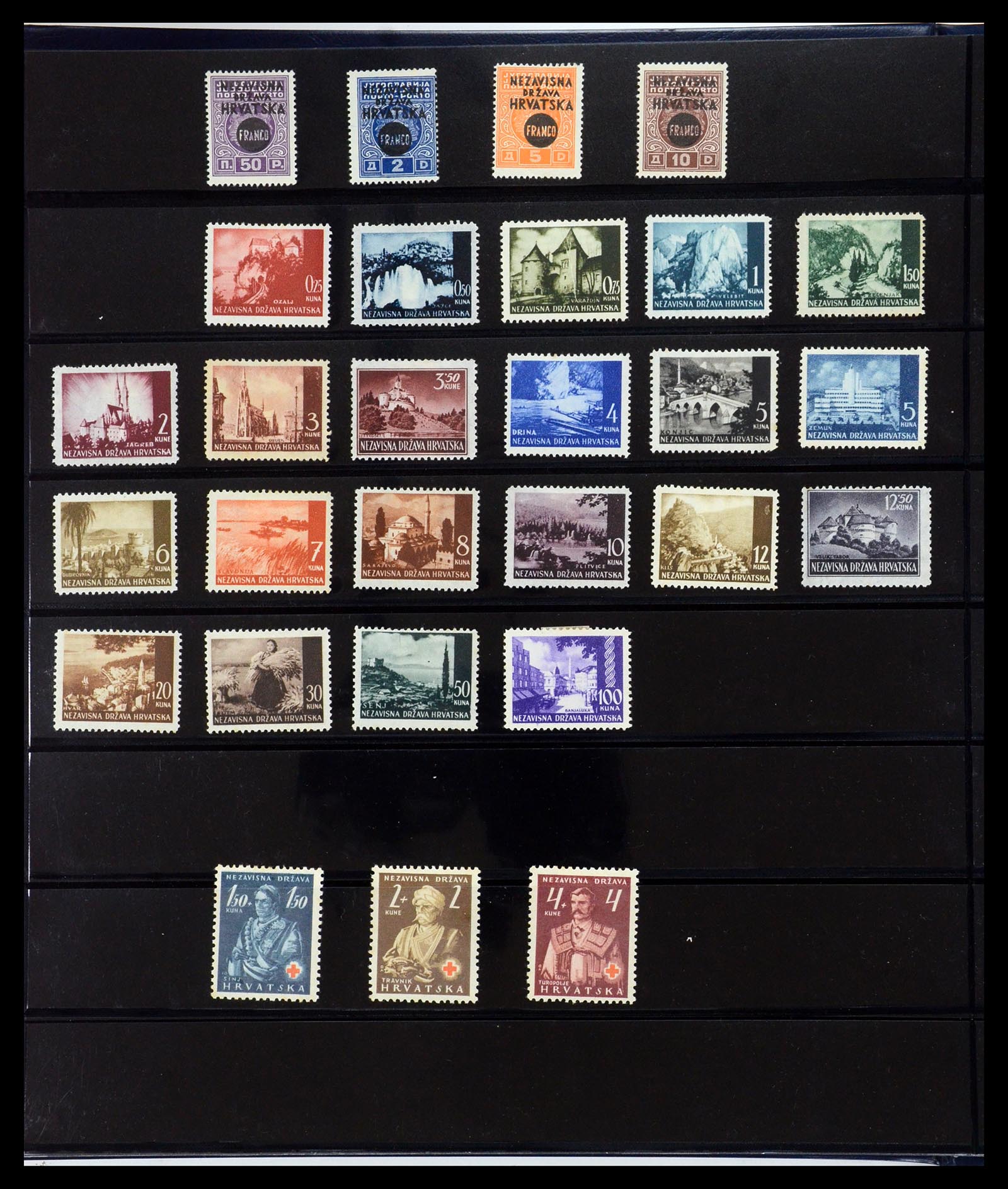 35720 044 - Postzegelverzameling 35720 Europese landen 1930-1945.