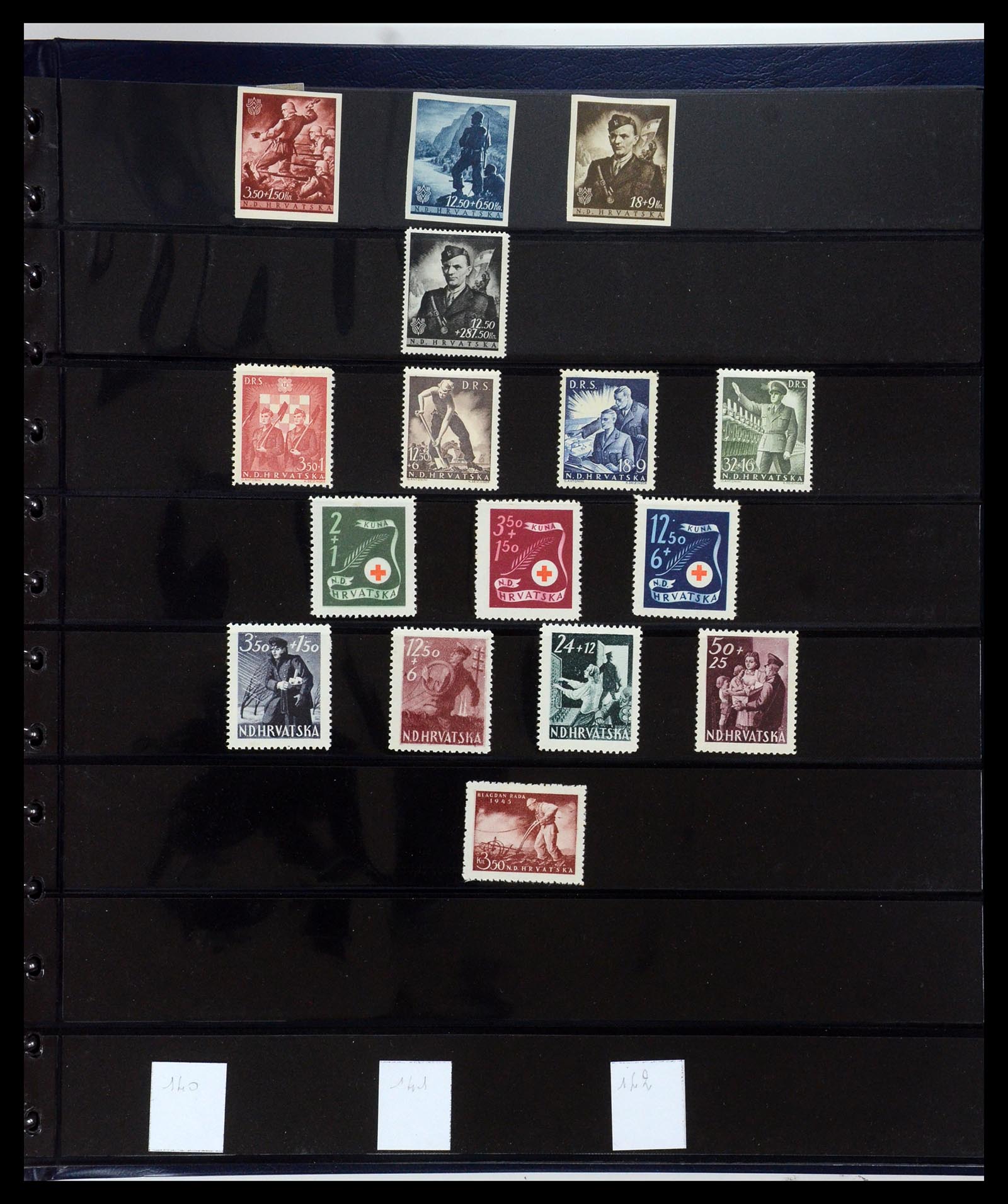 35720 052 - Postzegelverzameling 35720 Europese landen 1930-1945.