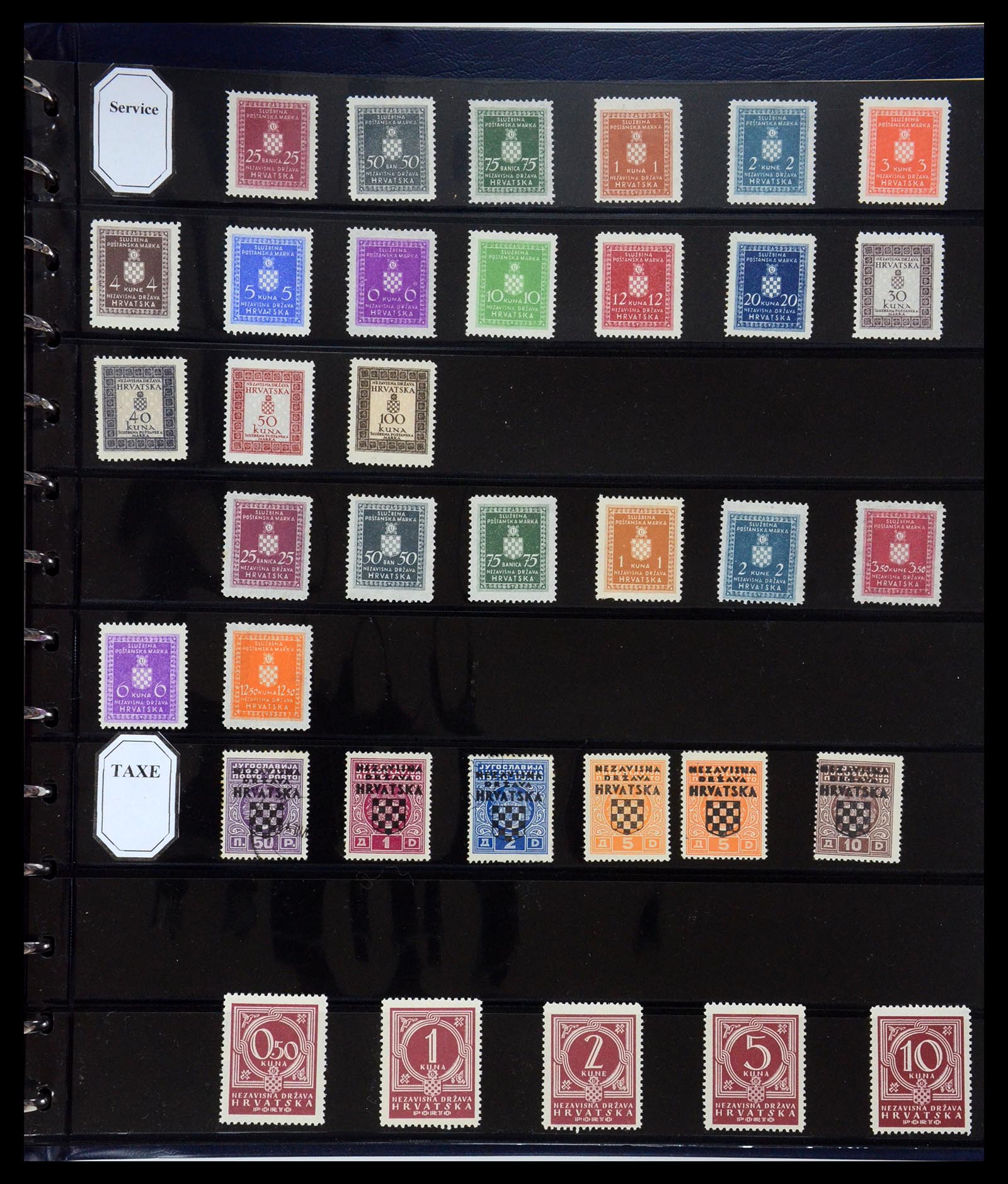 35720 057 - Postzegelverzameling 35720 Europese landen 1930-1945.