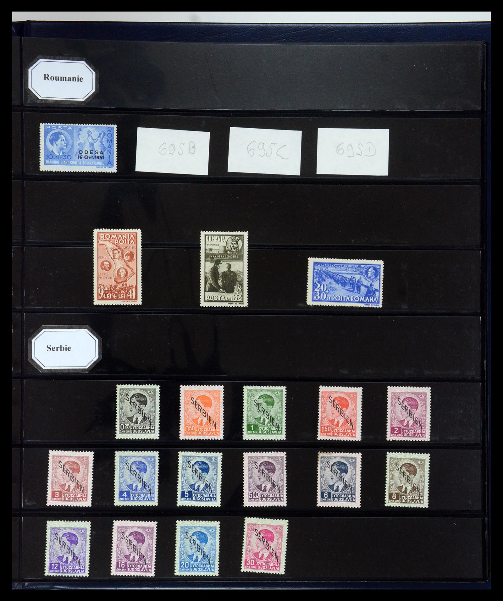 35720 081 - Postzegelverzameling 35720 Europese landen 1930-1945.
