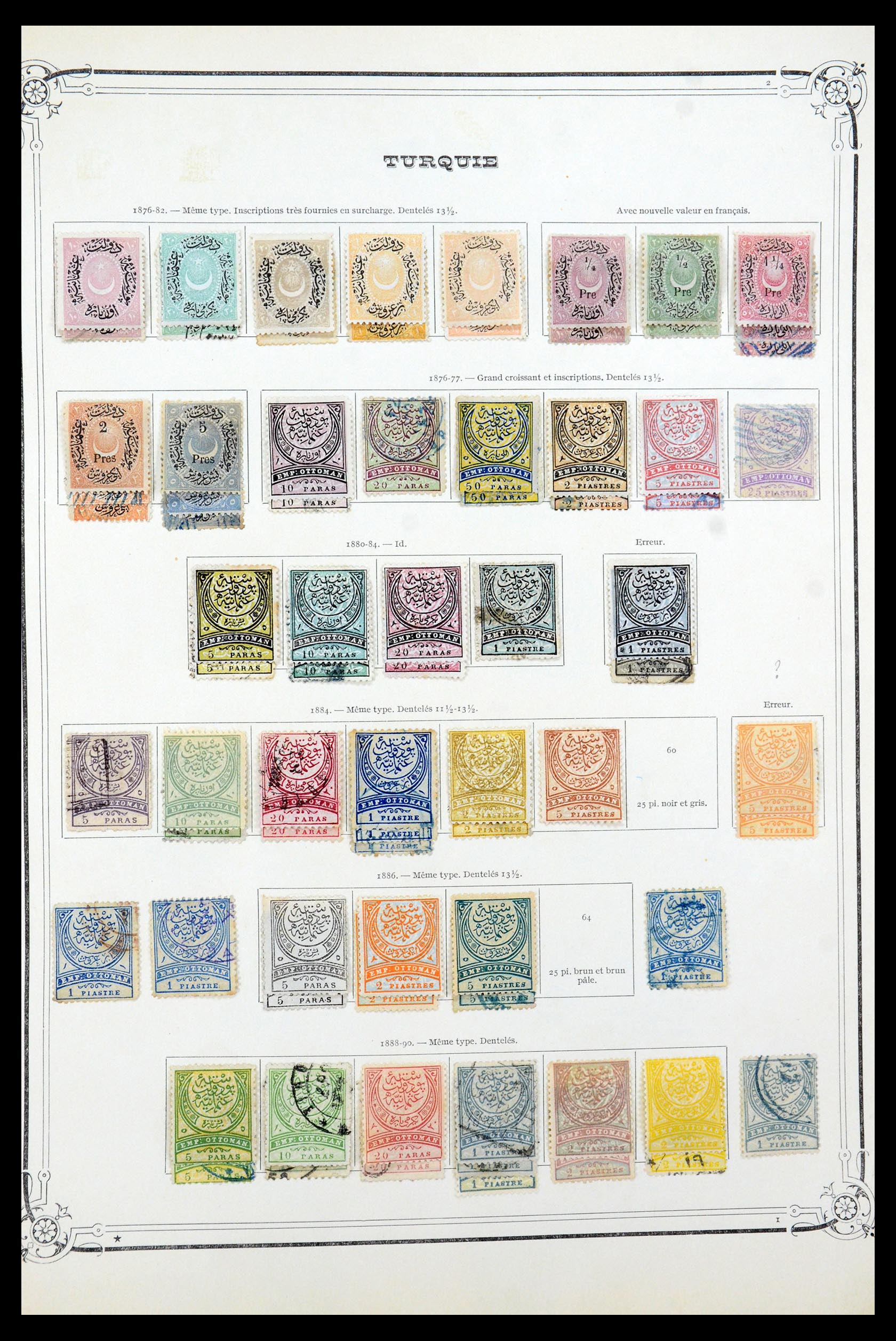 35722 002 - Postzegelverzameling 35722 Turkije 1862-1960.