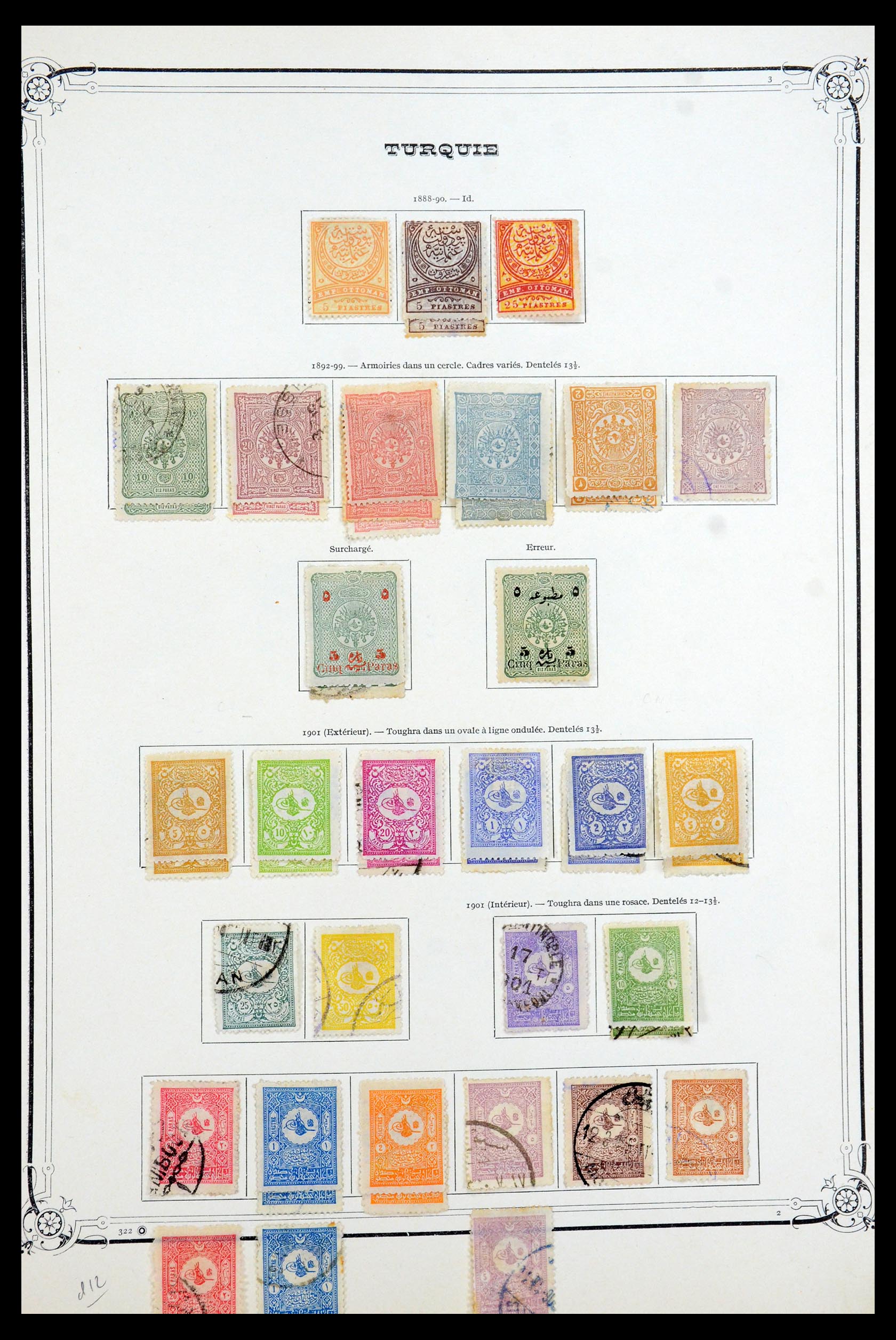 35722 003 - Stamp Collection 35722 Turkey 1862-1960.