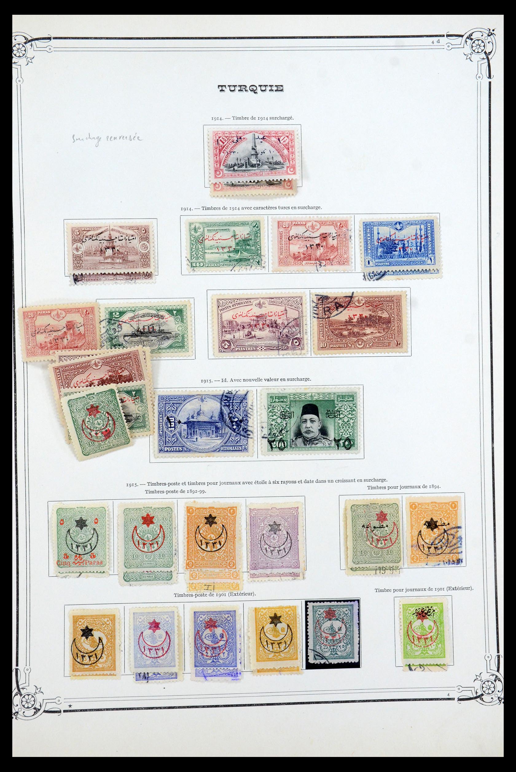 35722 008 - Postzegelverzameling 35722 Turkije 1862-1960.