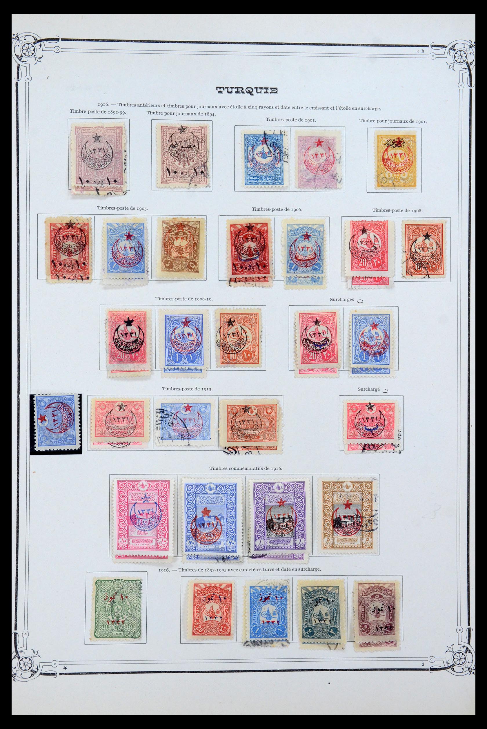 35722 012 - Postzegelverzameling 35722 Turkije 1862-1960.