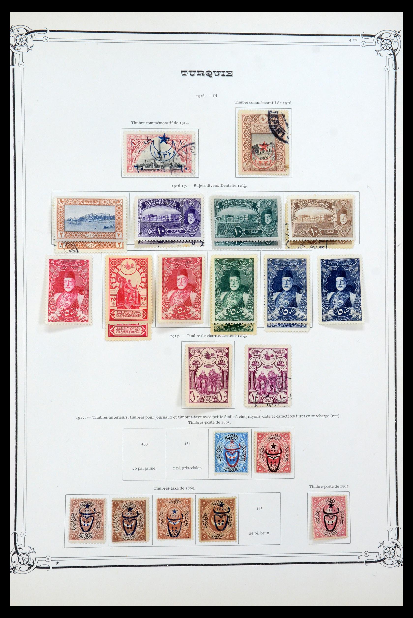 35722 016 - Postzegelverzameling 35722 Turkije 1862-1960.