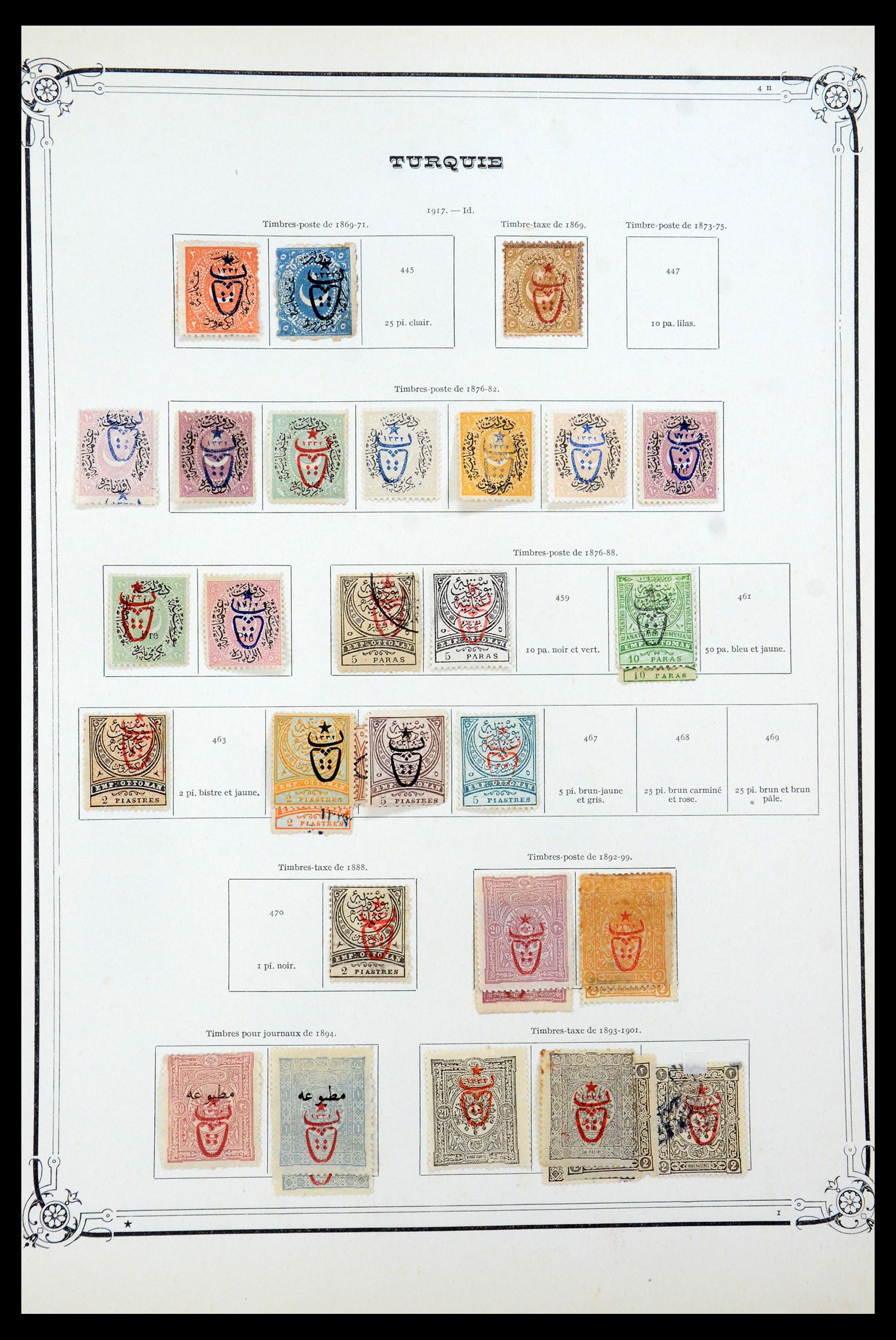 35722 017 - Stamp Collection 35722 Turkey 1862-1960.