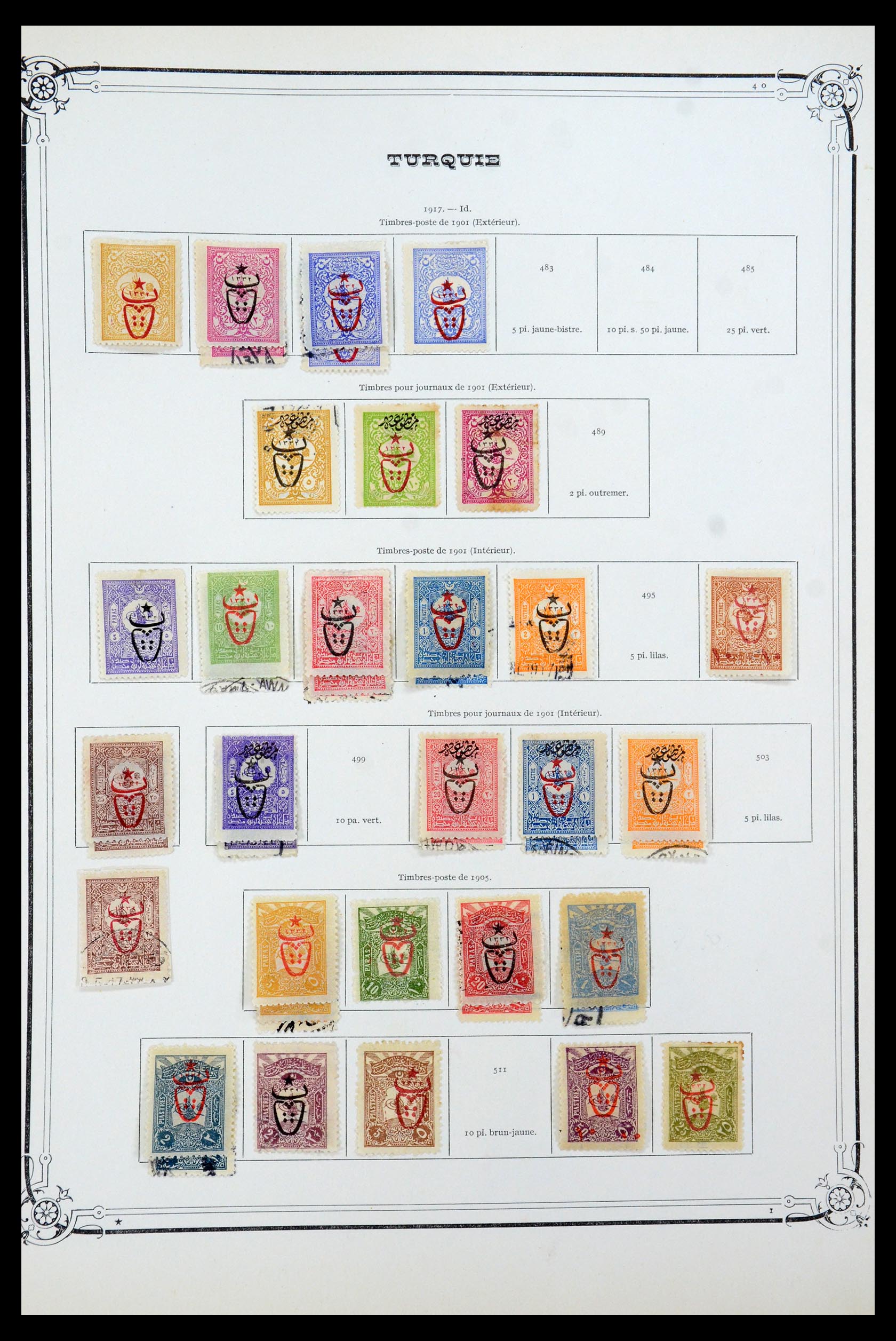 35722 018 - Stamp Collection 35722 Turkey 1862-1960.