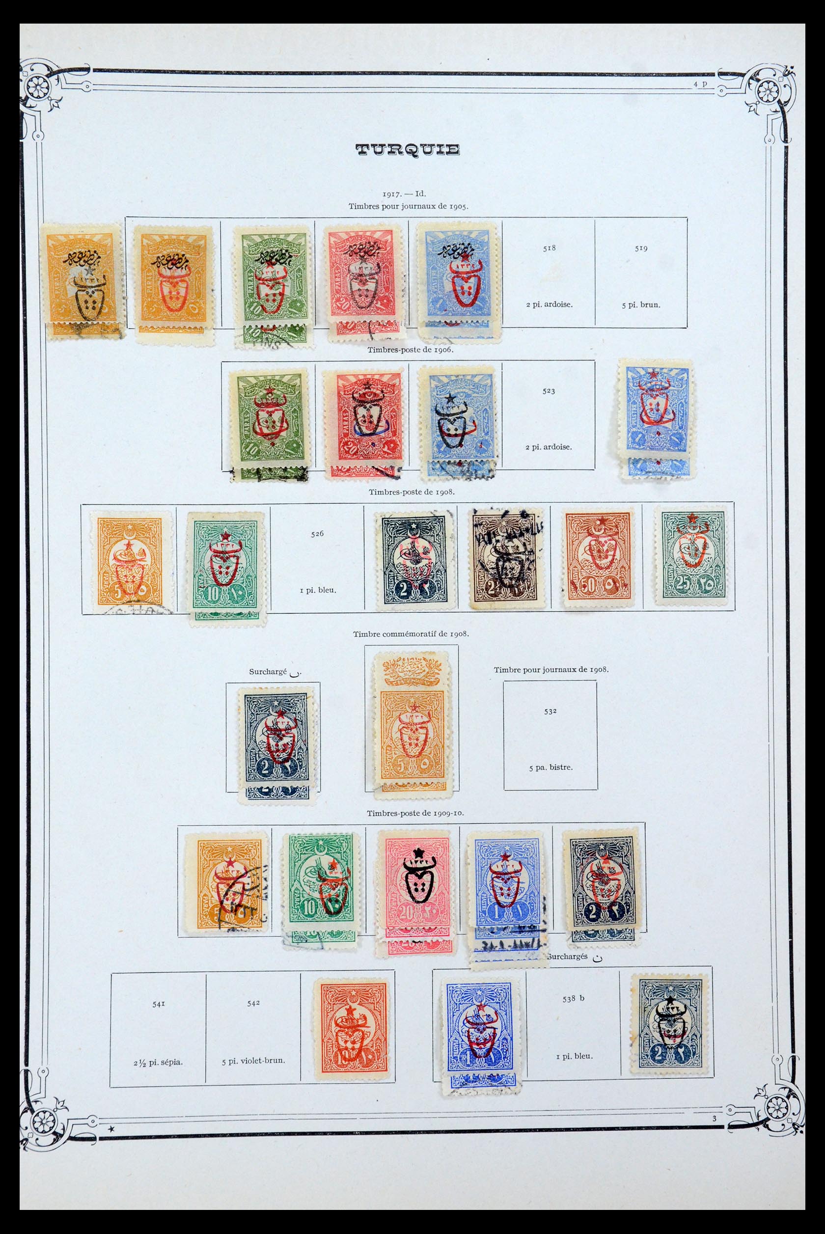 35722 019 - Postzegelverzameling 35722 Turkije 1862-1960.