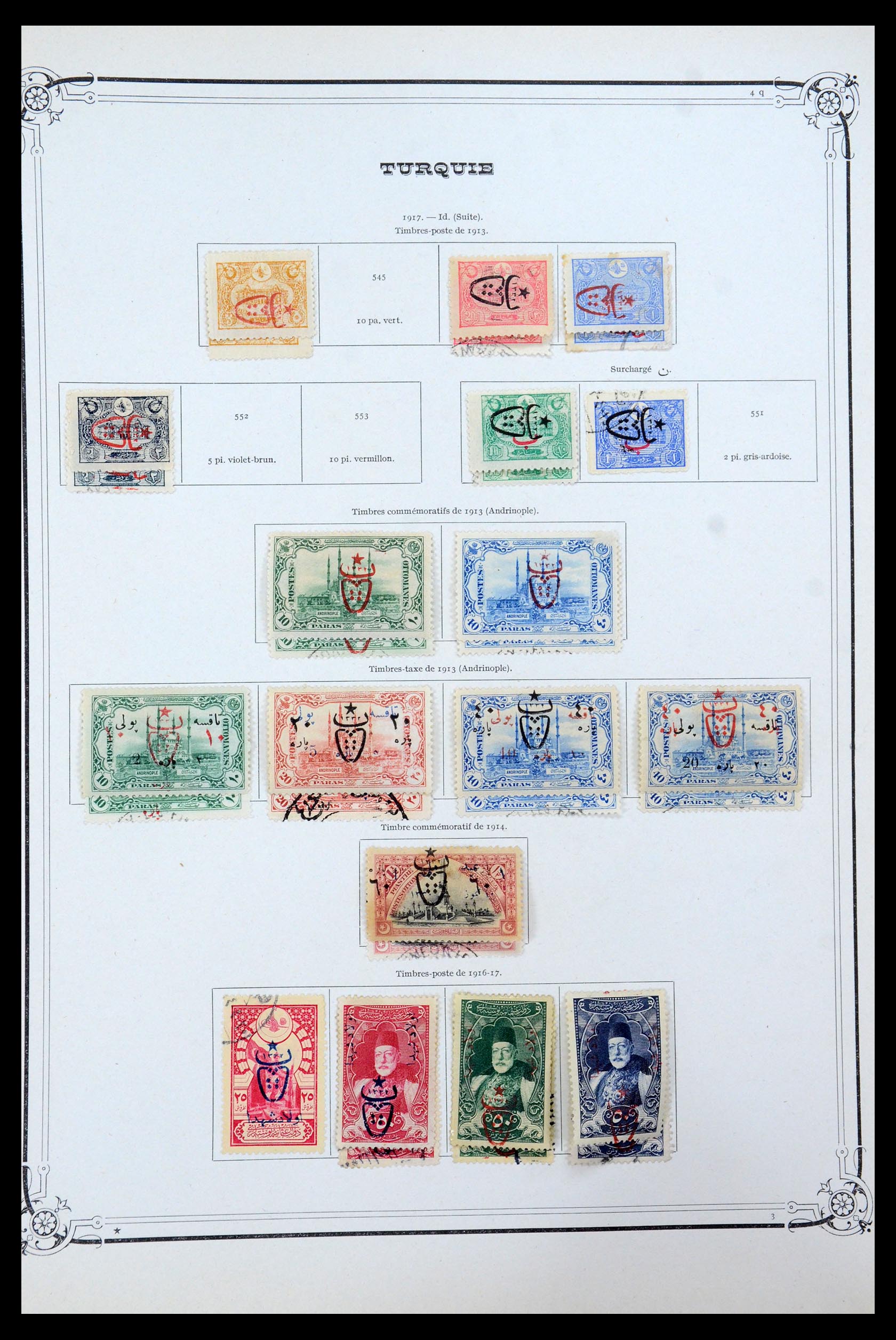 35722 020 - Stamp Collection 35722 Turkey 1862-1960.