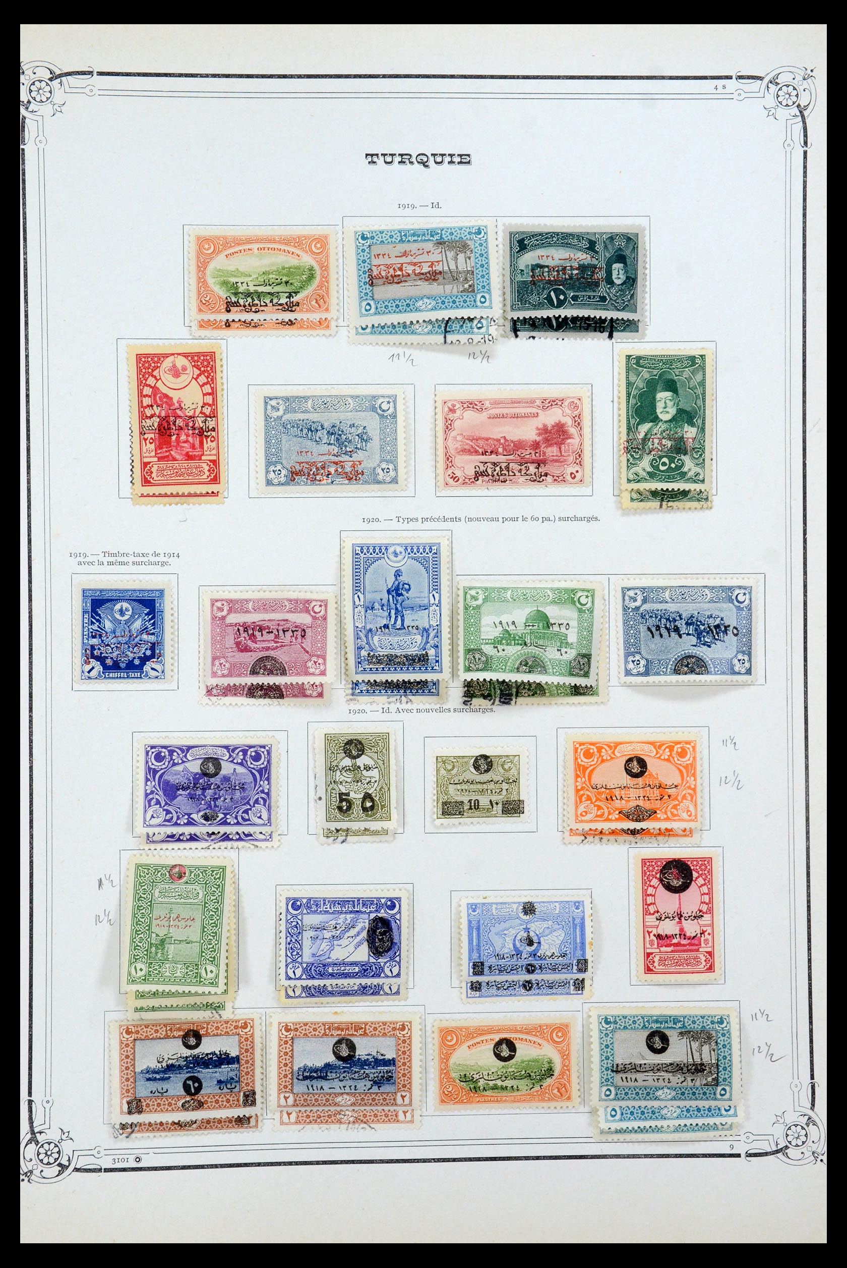 35722 022 - Postzegelverzameling 35722 Turkije 1862-1960.