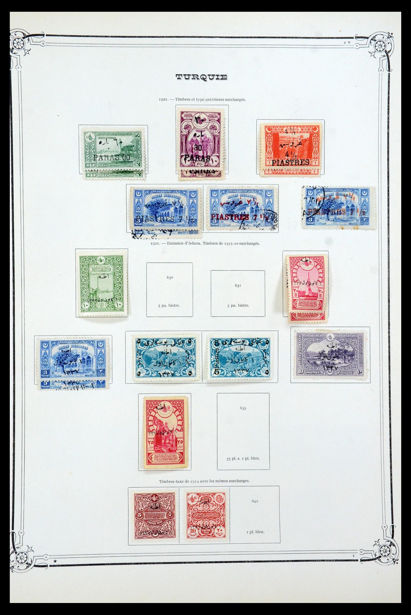 35722 024 - Postzegelverzameling 35722 Turkije 1862-1960.