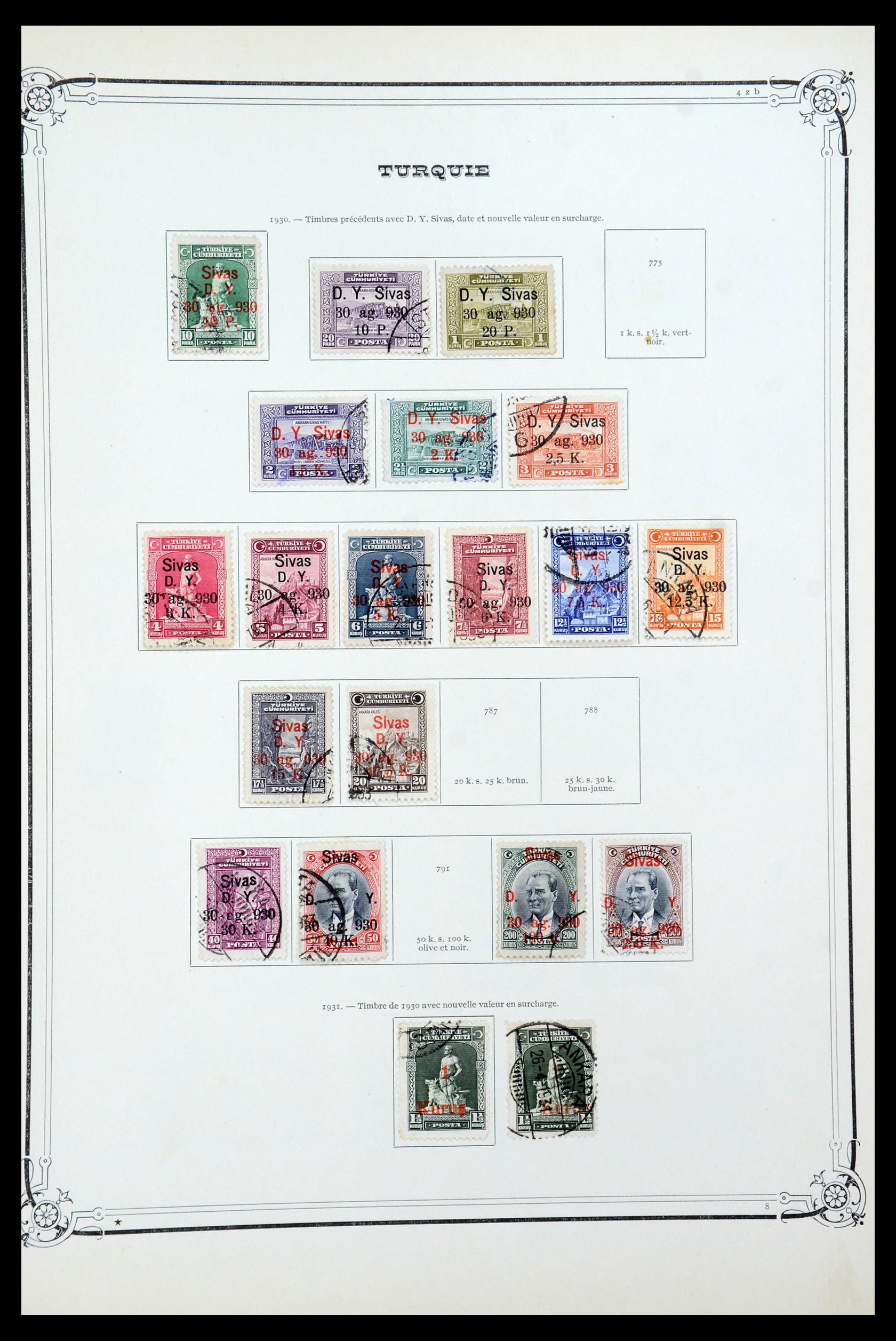 35722 030 - Postzegelverzameling 35722 Turkije 1862-1960.