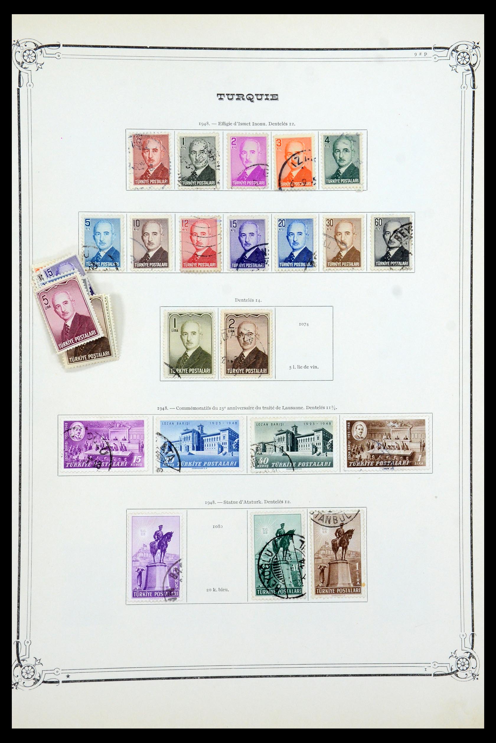 35722 042 - Postzegelverzameling 35722 Turkije 1862-1960.