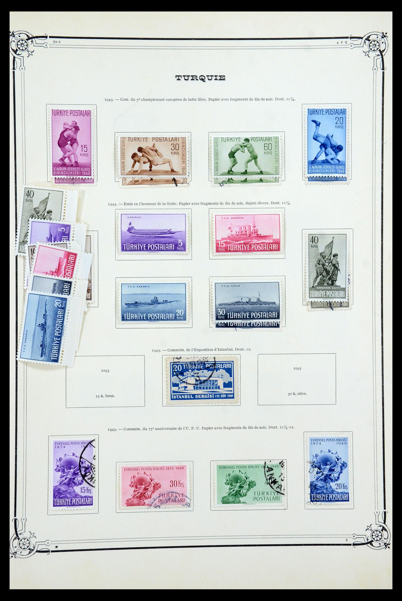 35722 043 - Postzegelverzameling 35722 Turkije 1862-1960.